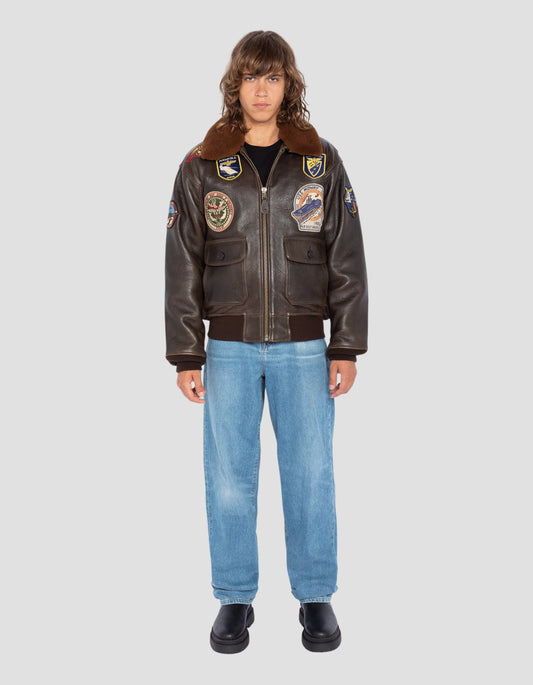 G-1 aviator jacket wings of gold "brown, legendary USA