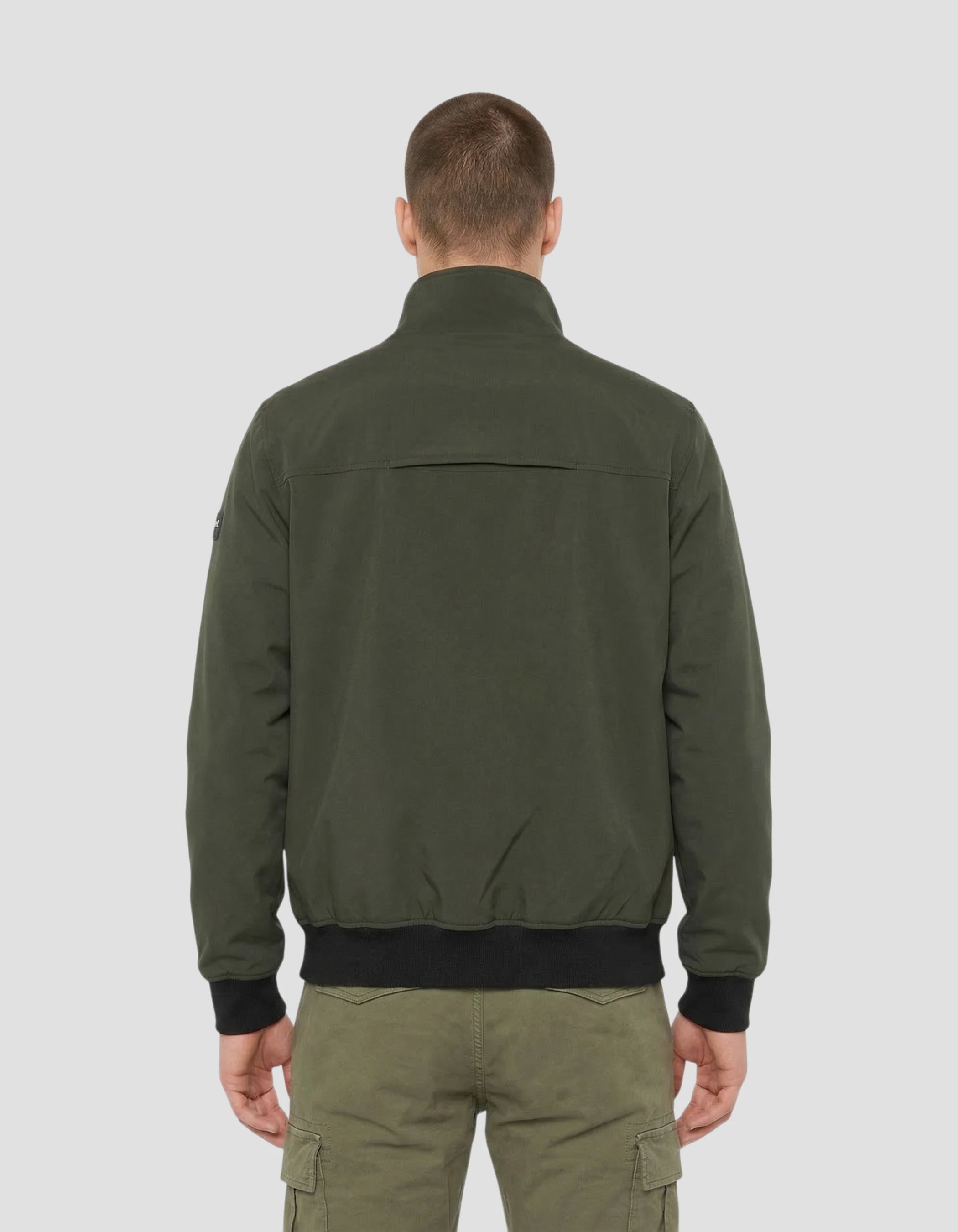 Technische Jacke in dunklem Khaki-4