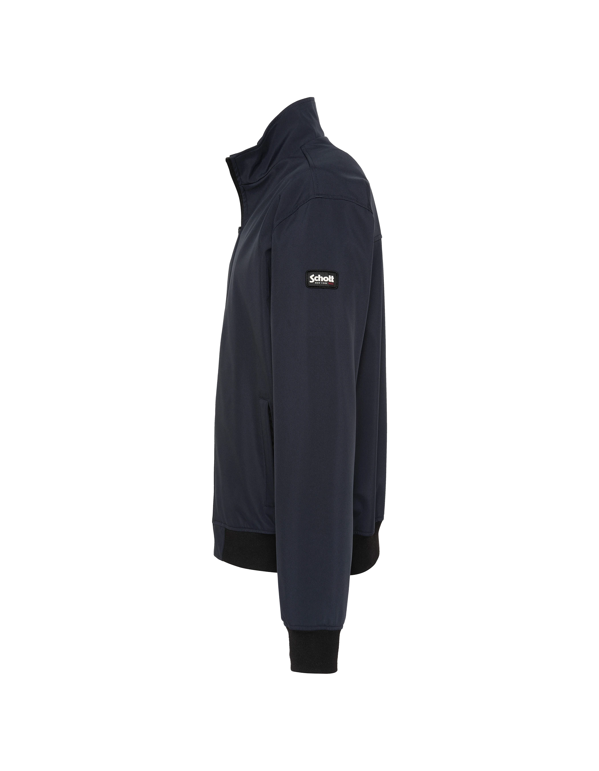 Blouson technique bleu marine-3