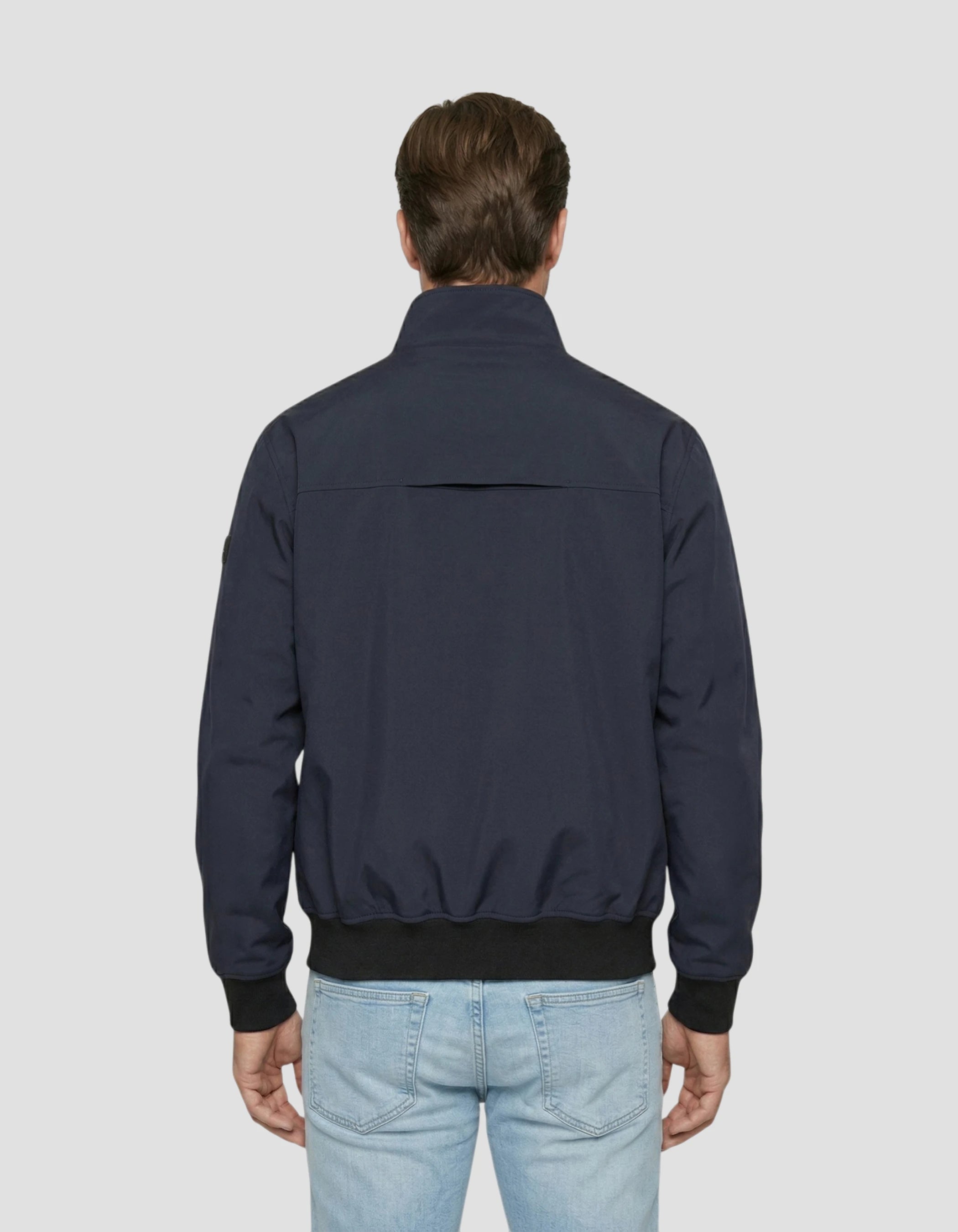 Navy blue technical jacket-4