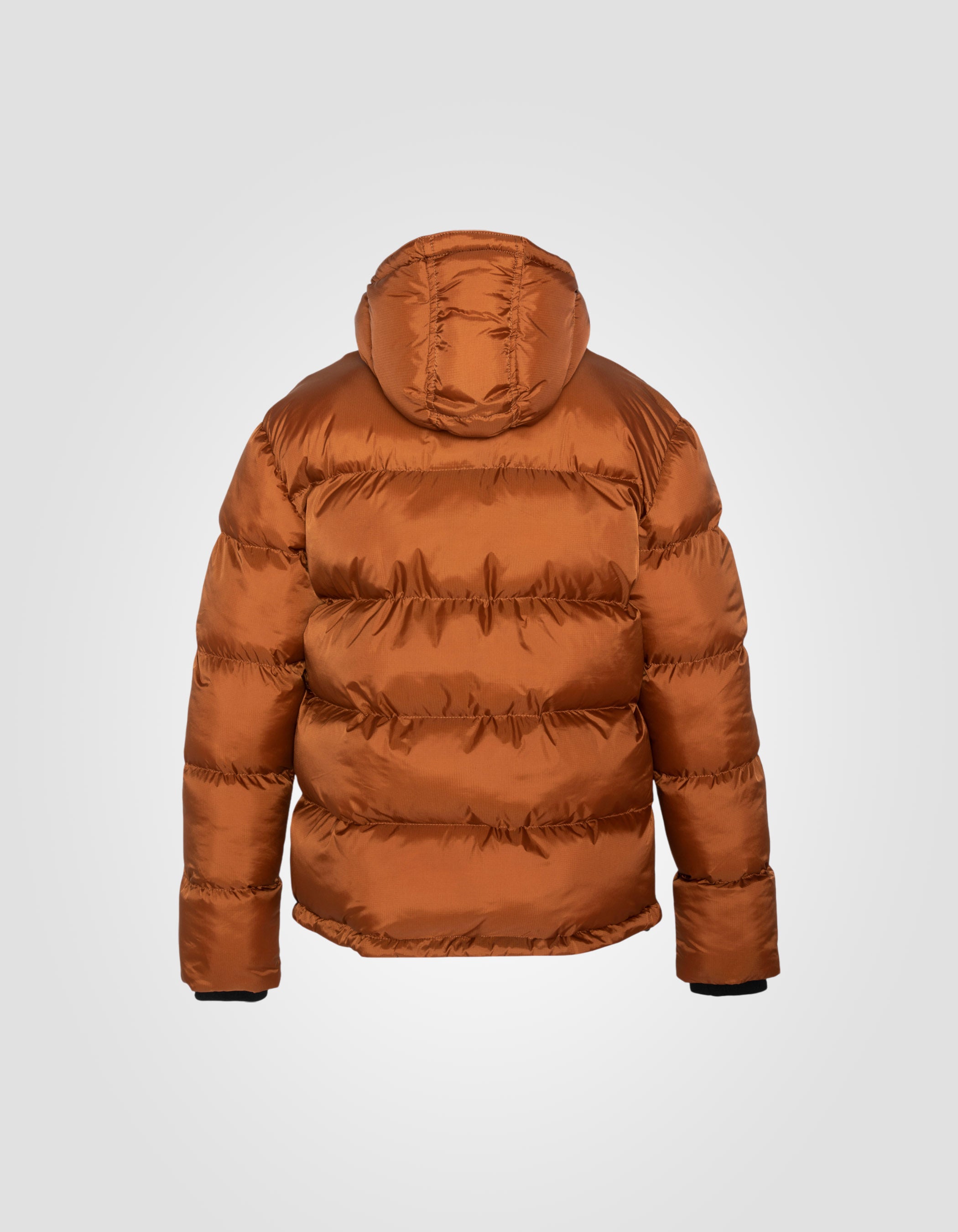 Doudoune rouille à capuche-7