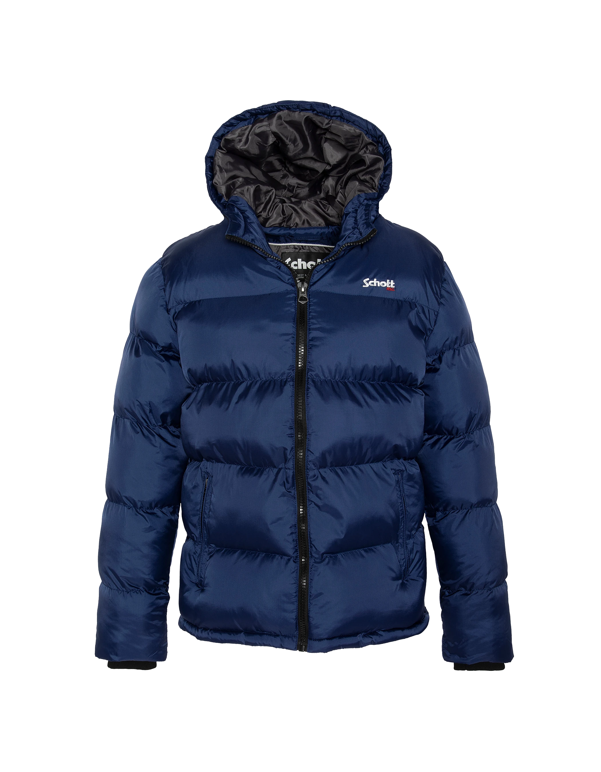 Royal Blue Jacket con capucha para niños-1