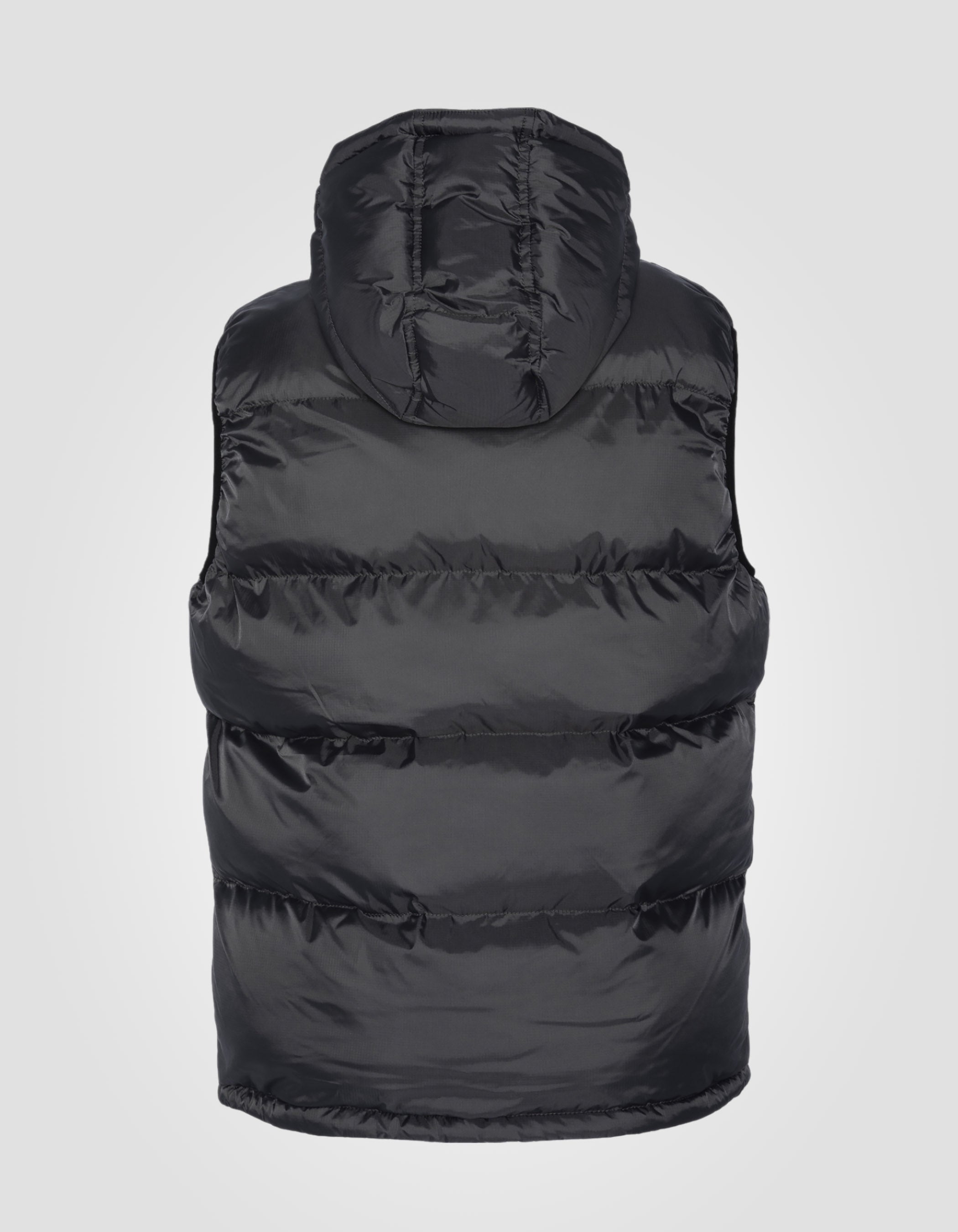 Doudoune anthracite sans manche, grande taille-2