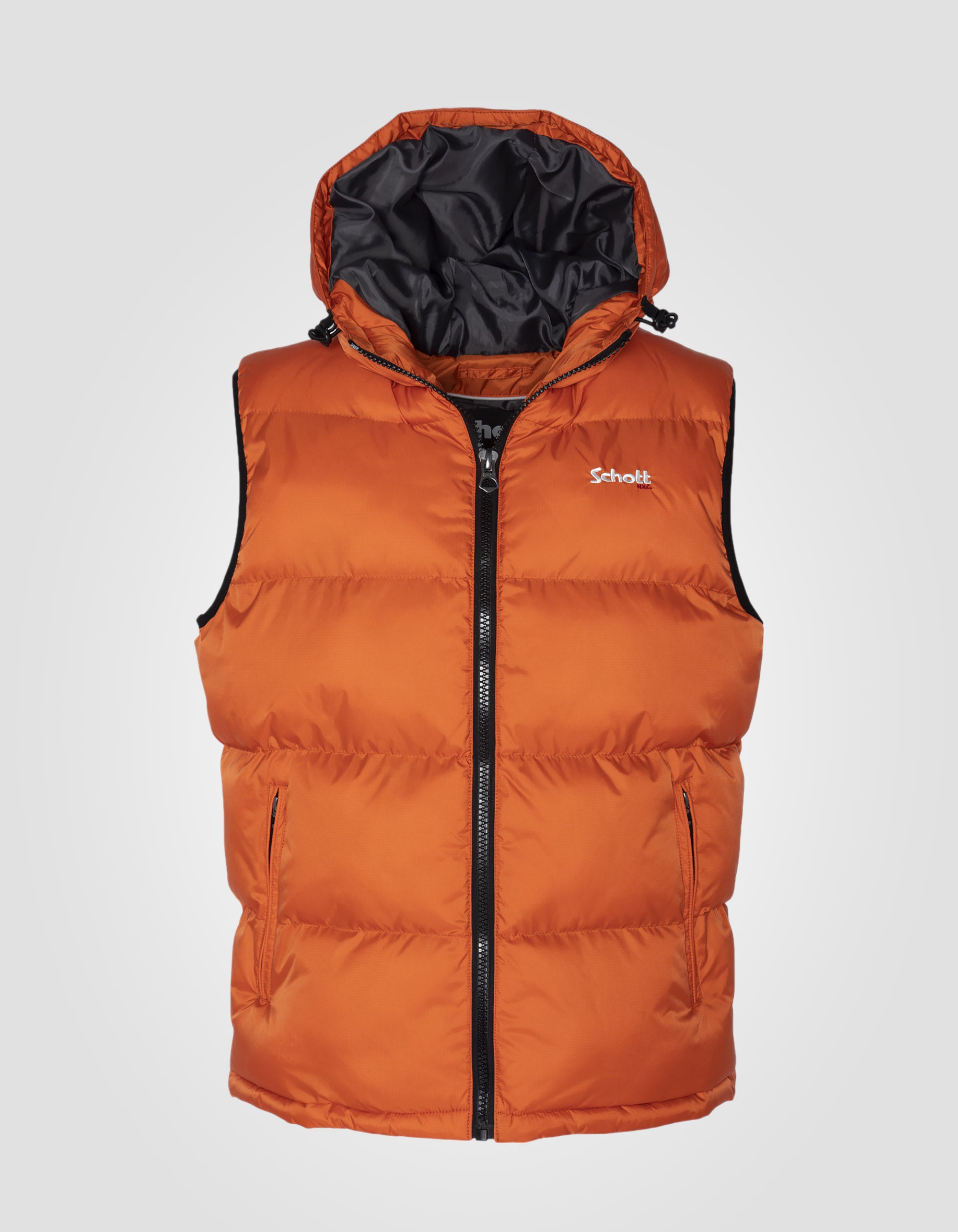 Sleeveless orange jacket-1