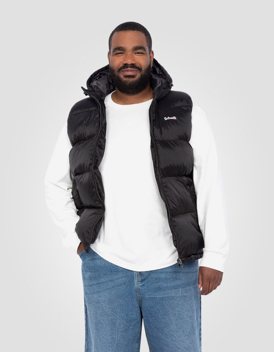 Große schwarze schwarze Jacke, große Größe