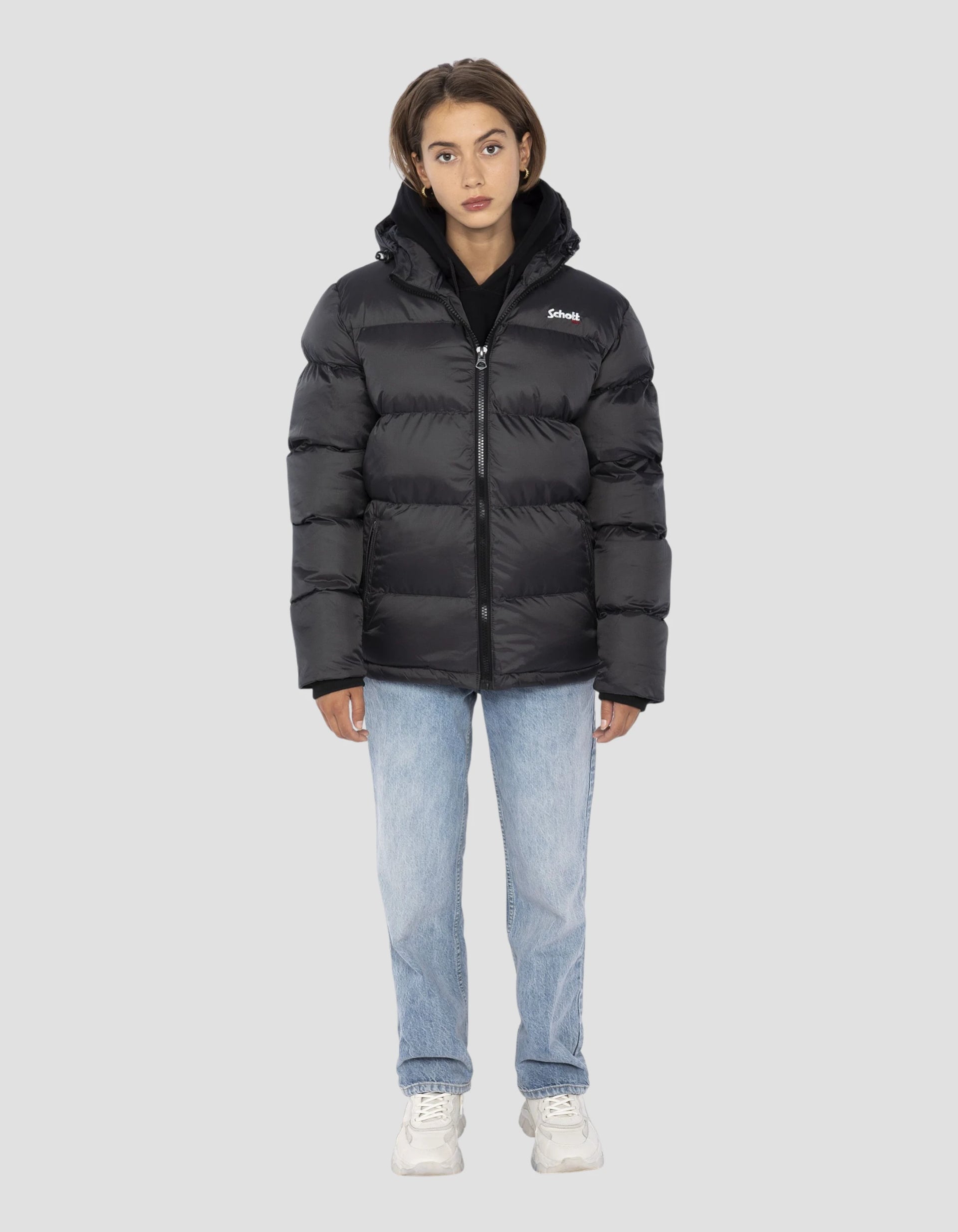 Hoodie anthracite jacket - Idaho2W | Schott NYC®