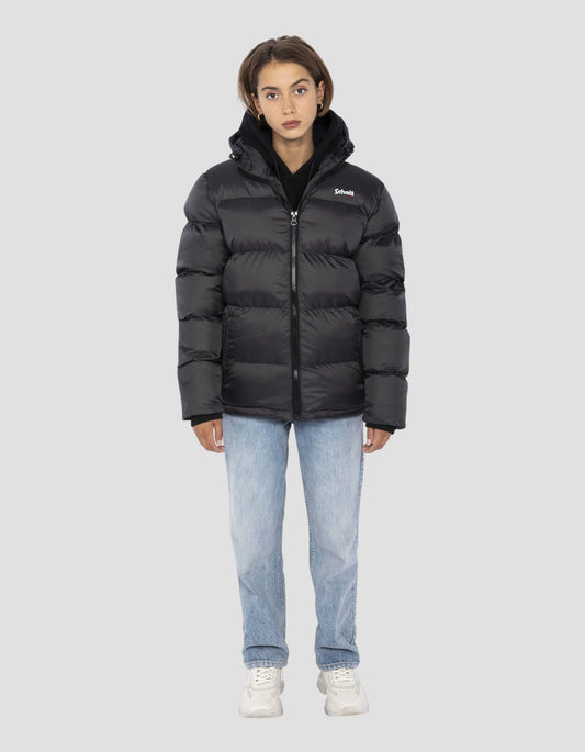 Doudoune anthracite à capuche