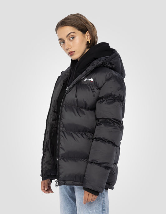 Doudoune anthracite à capuche