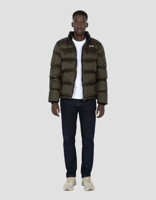 Khaki down jacket