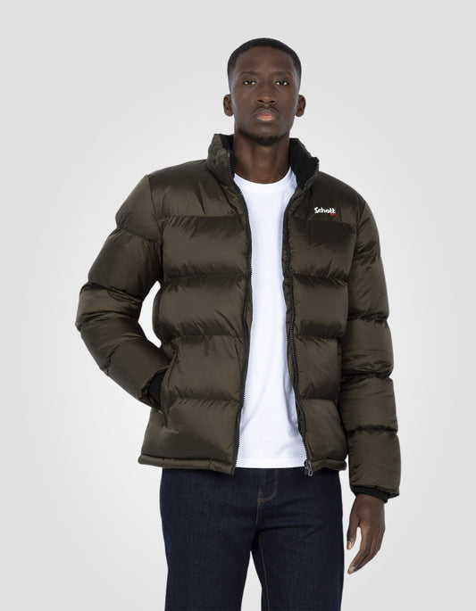 Khaki down jacket