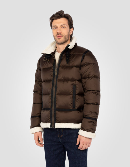 Bomber-Daunenjacke