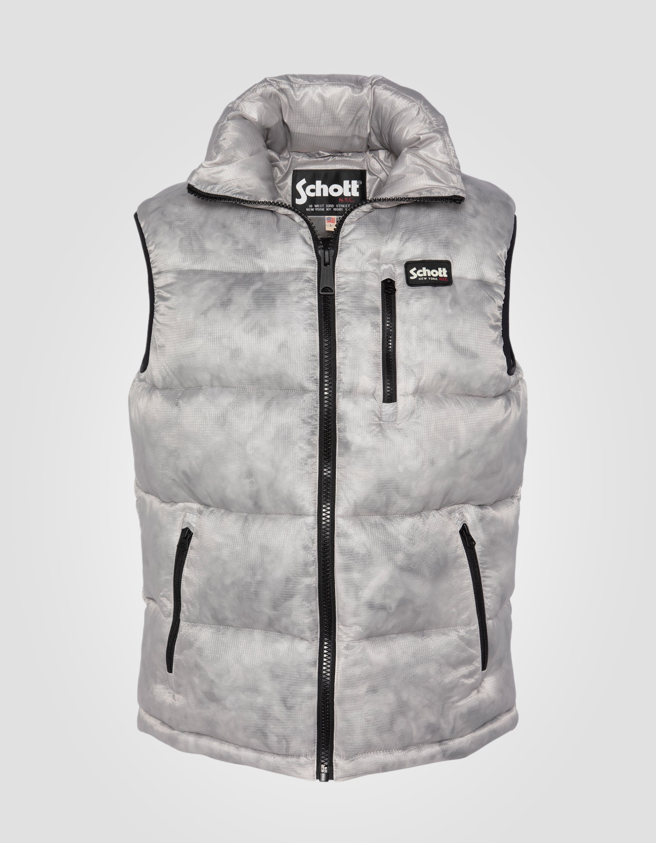 Giacca grigio chiaro senza manico-2