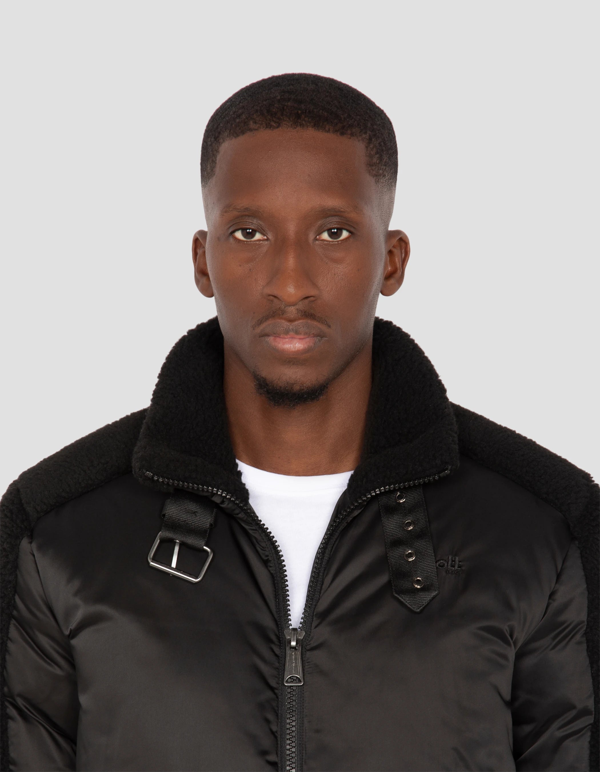 Giacca dell'esercito nero-5