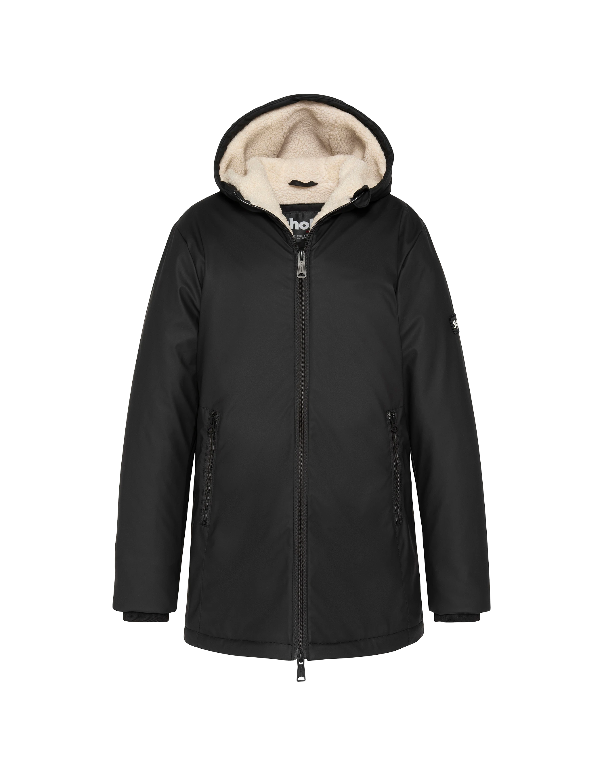 Multipoche nere con cappuccio-2