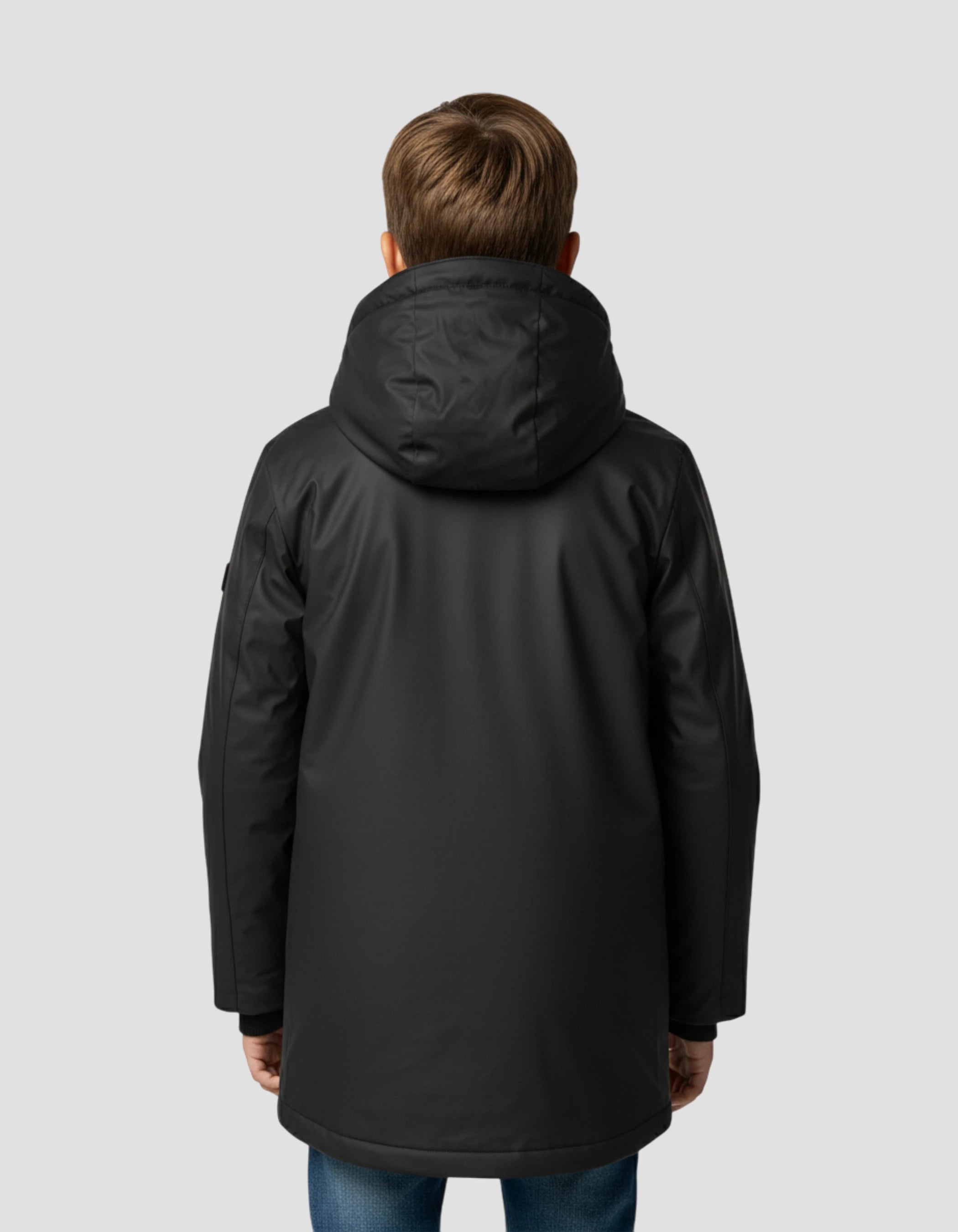 Multipoche nere con cappuccio-4