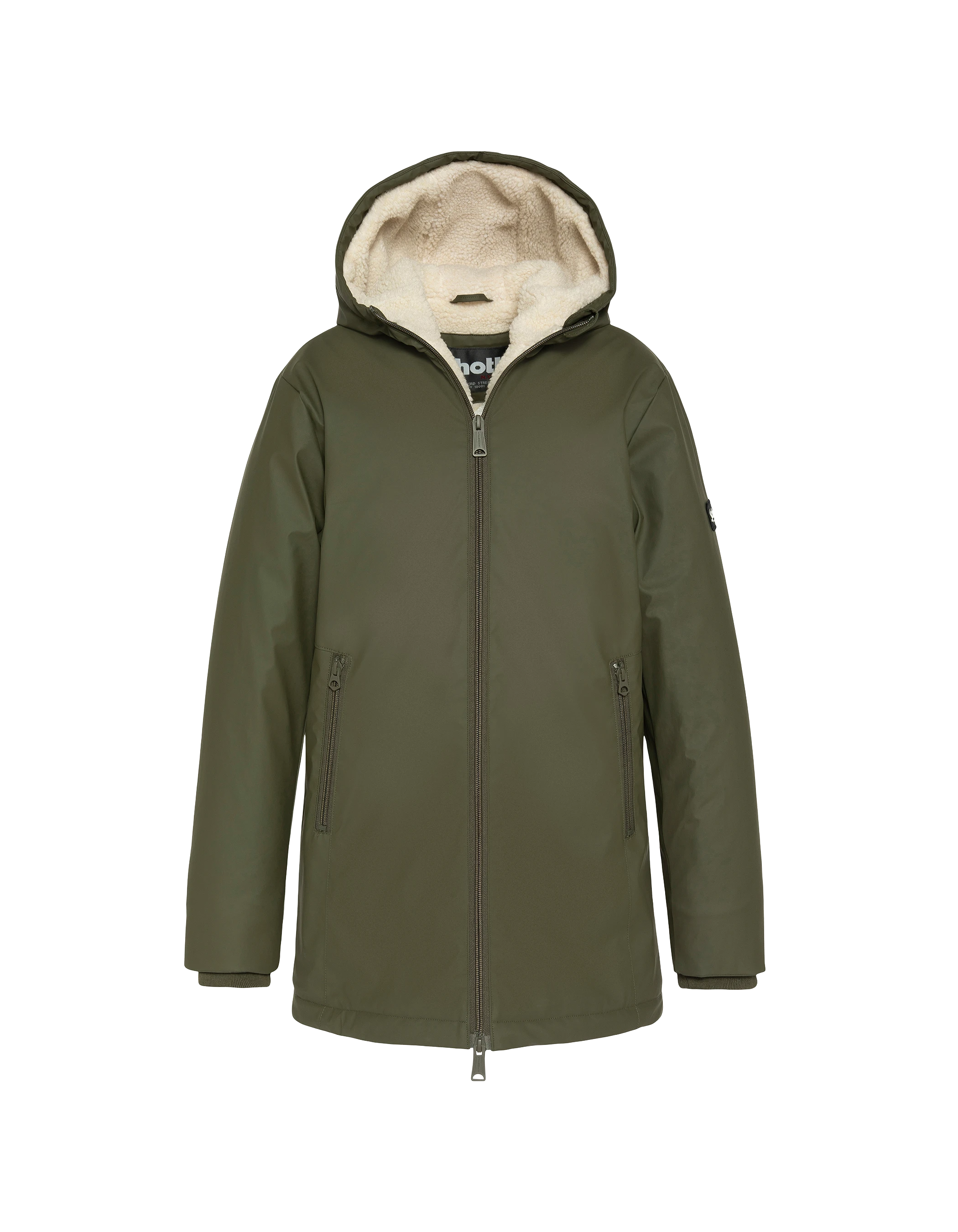 KHAKI PARKA für Kinder mit Kapuze für Kinder-2