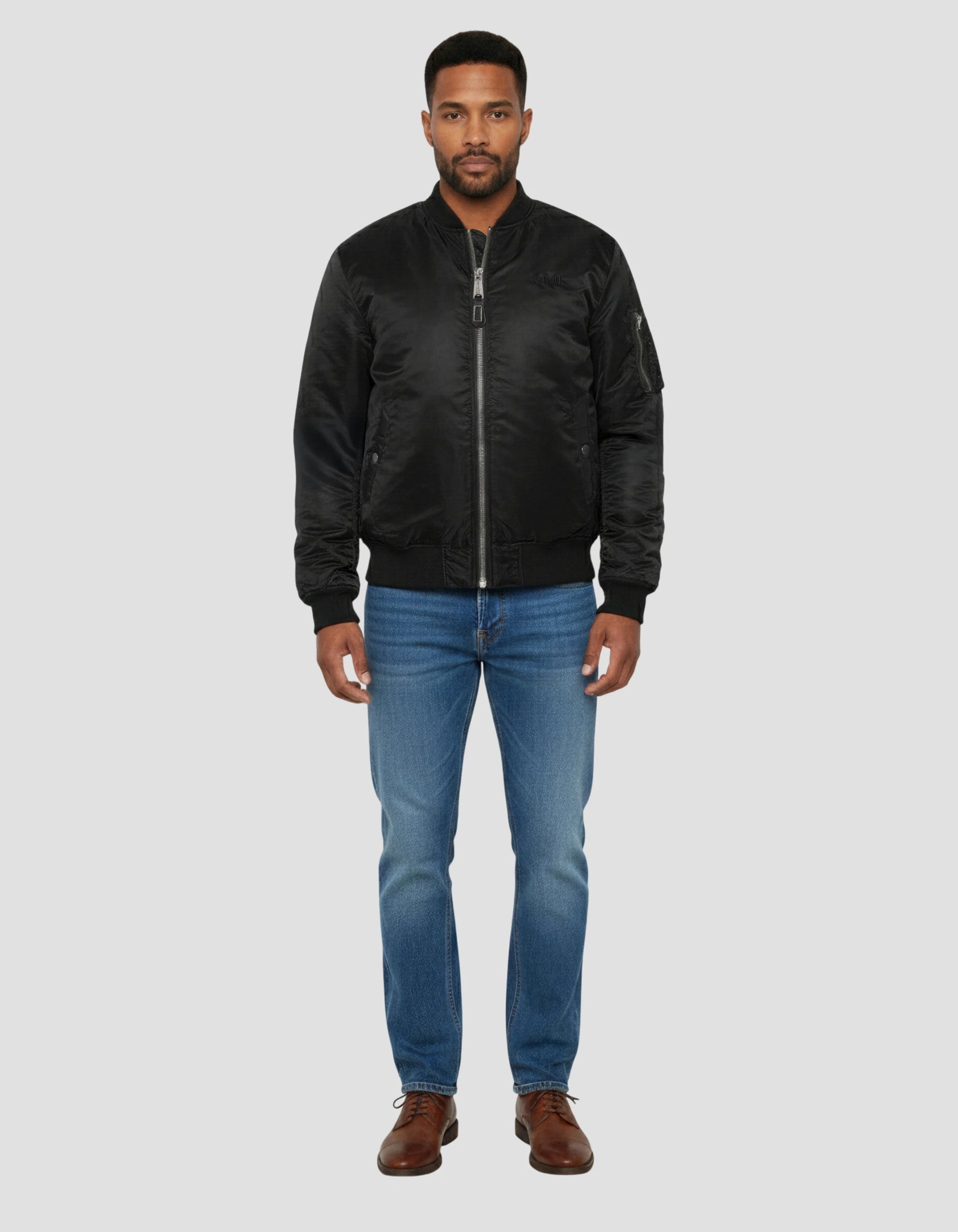 Bomber ma -1 black man - jet17 | Schott NYC®