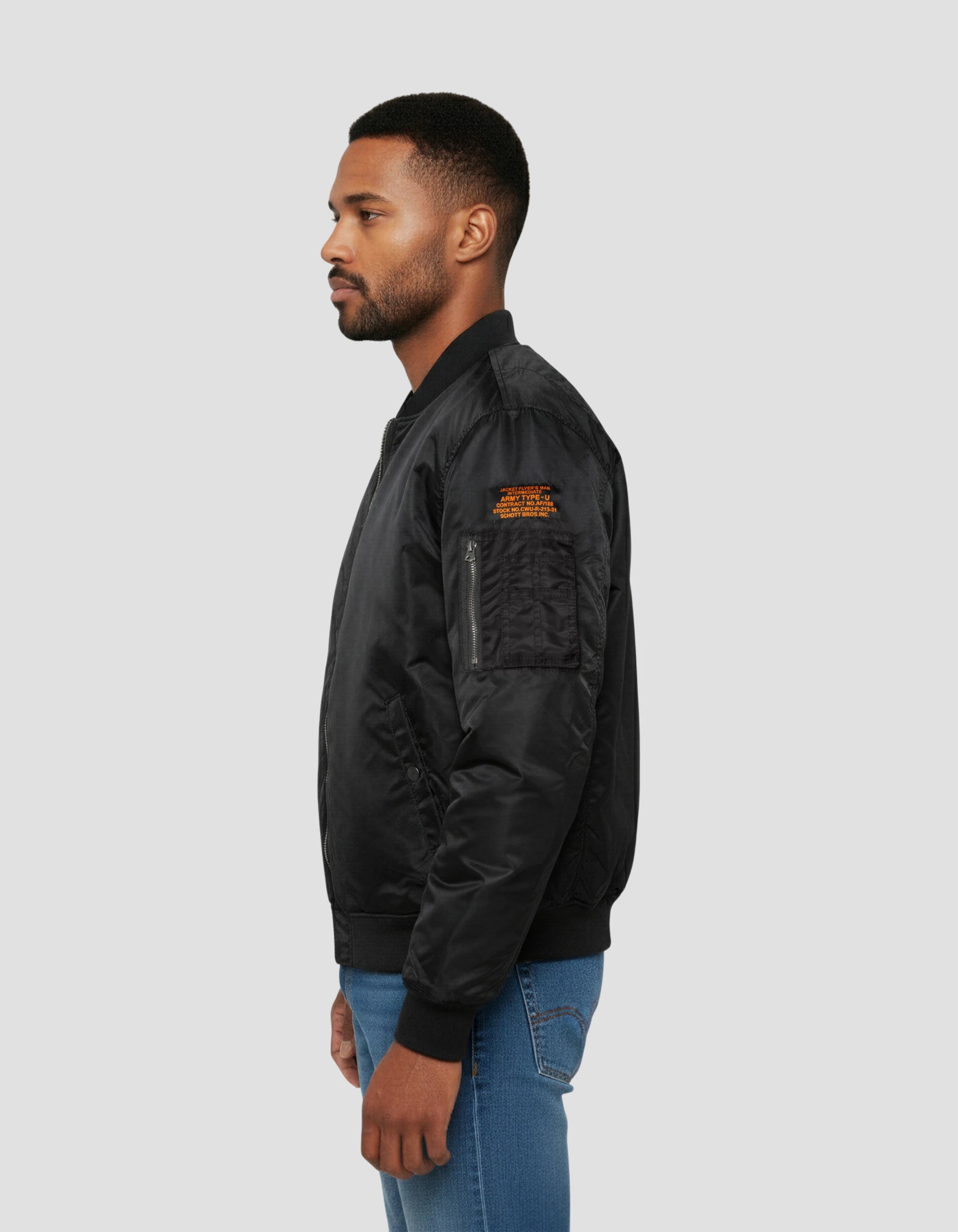 Bomber ma -1 black man - jet17 | Schott NYC® Bomber ma -1 black man - jet17 | Schott NYC®