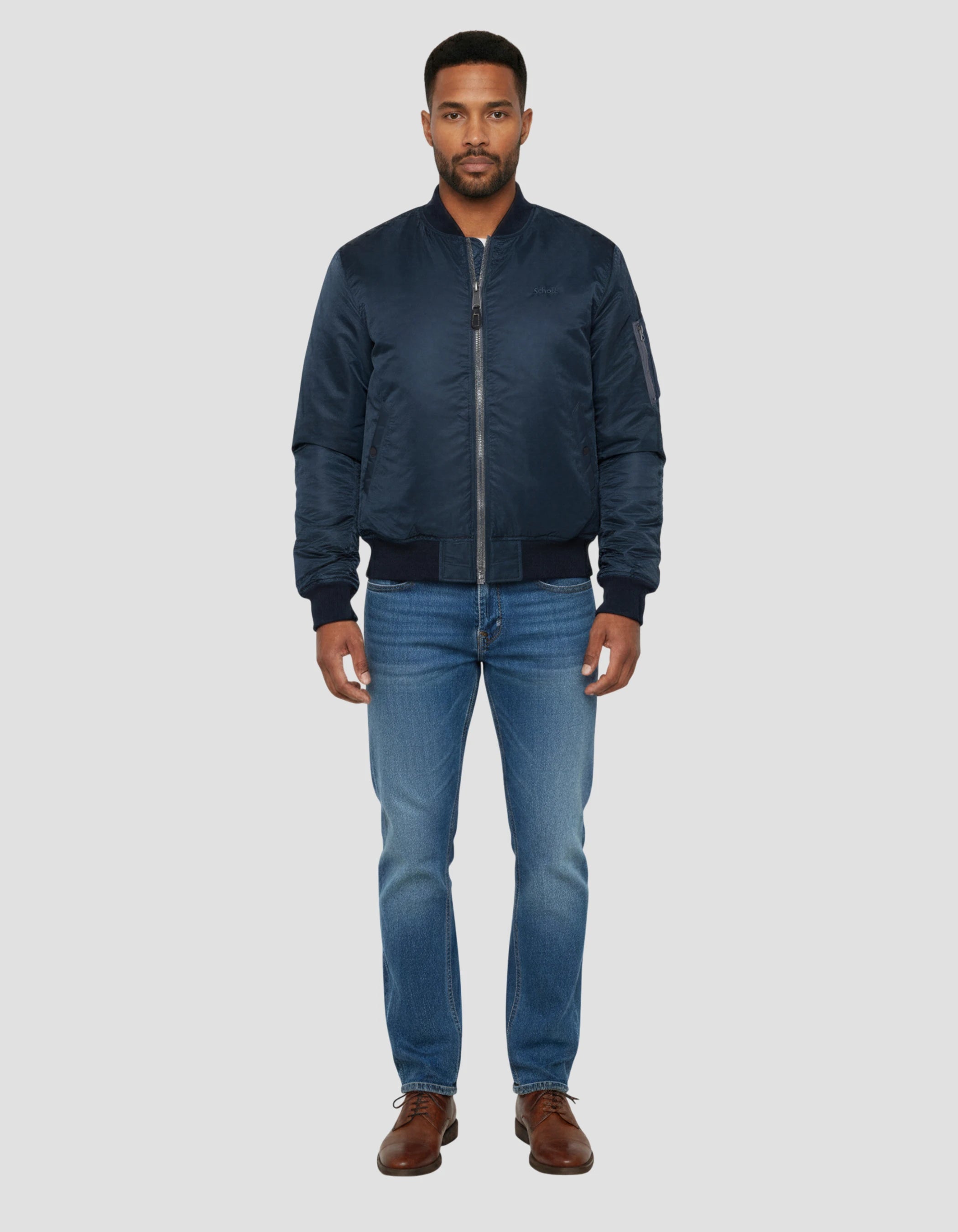 Bomber MA-1 Navy Blue Mann-1