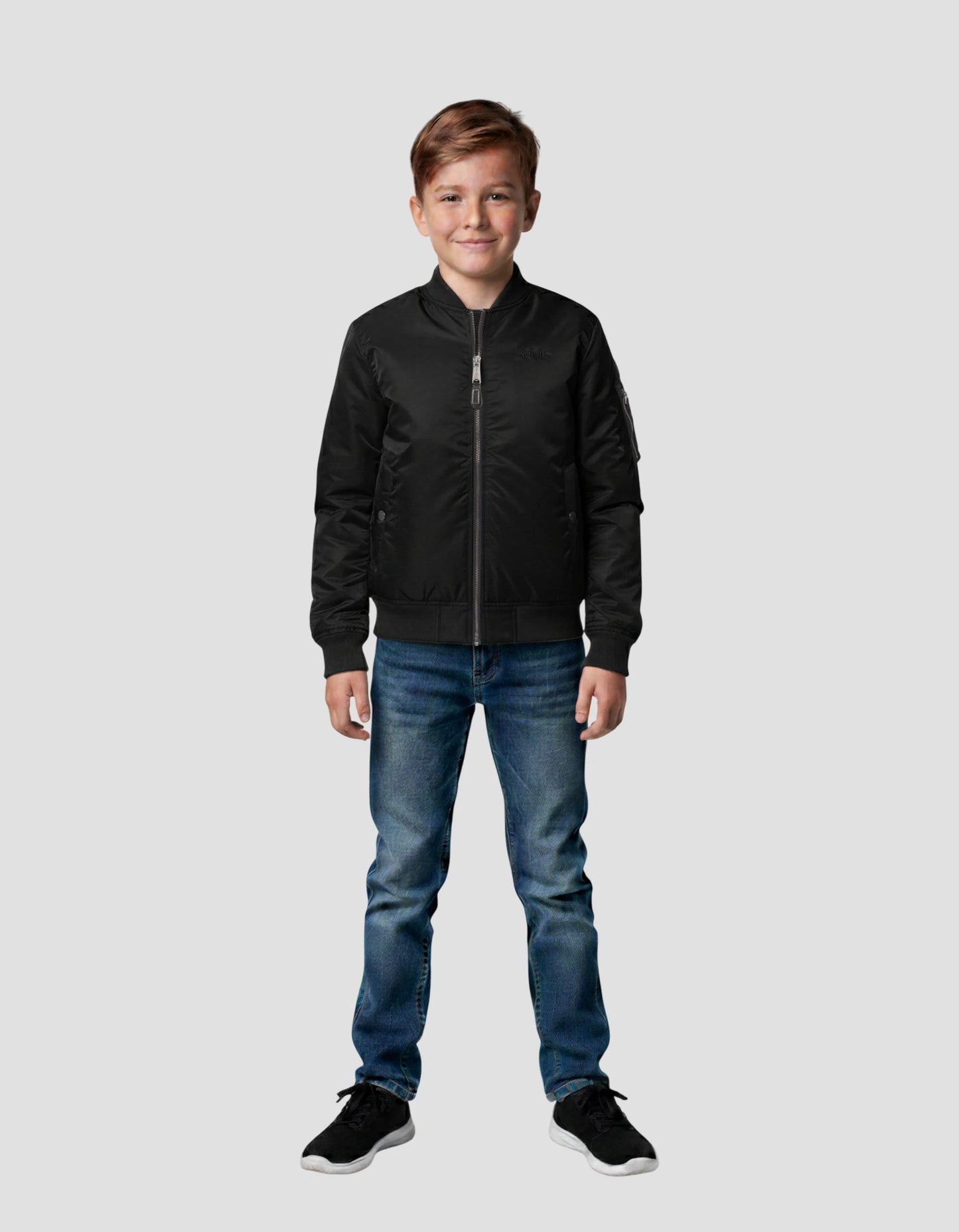 Bomber MA-1 schwarze Kinder