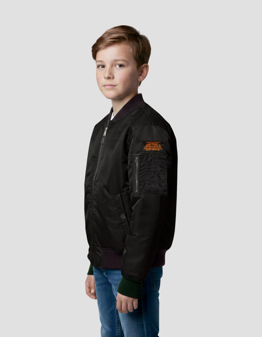 Bomber MA-1 enfant noir