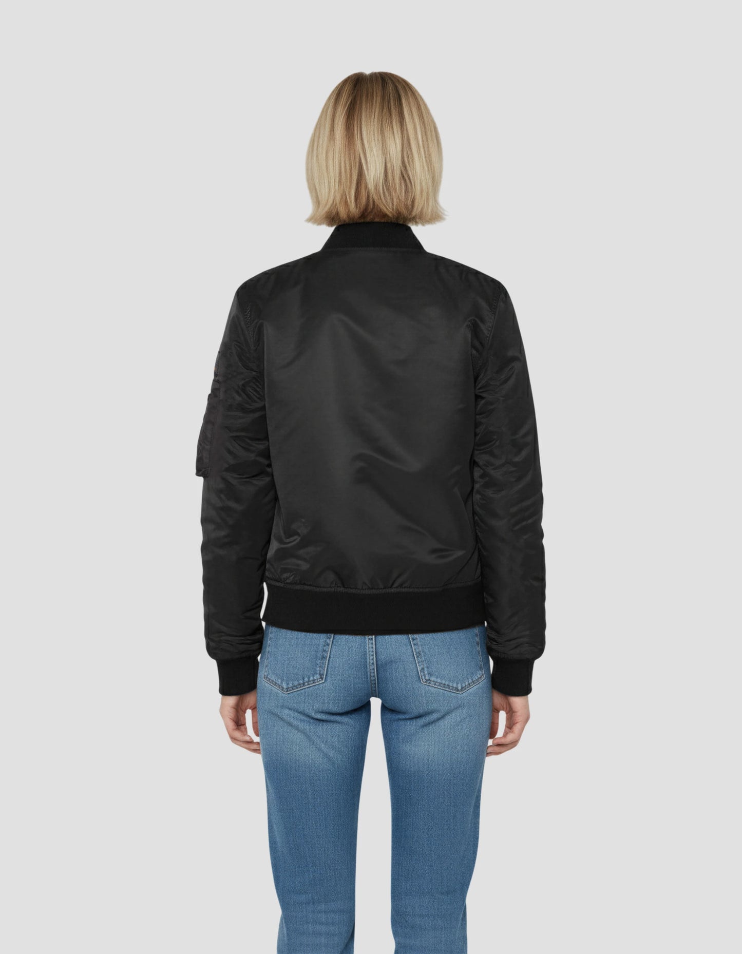 Bomber MA-1 Mujer Negra