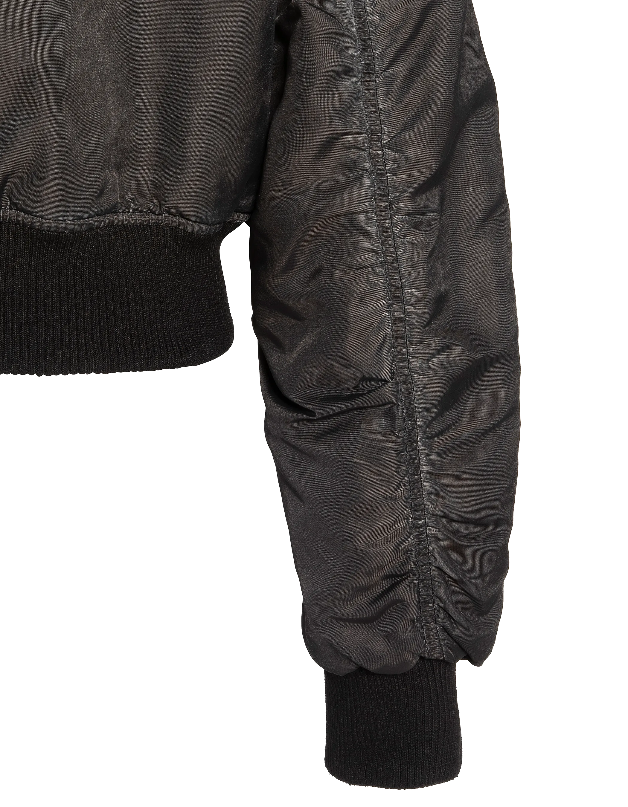 Bomber lavé oversize noir-5