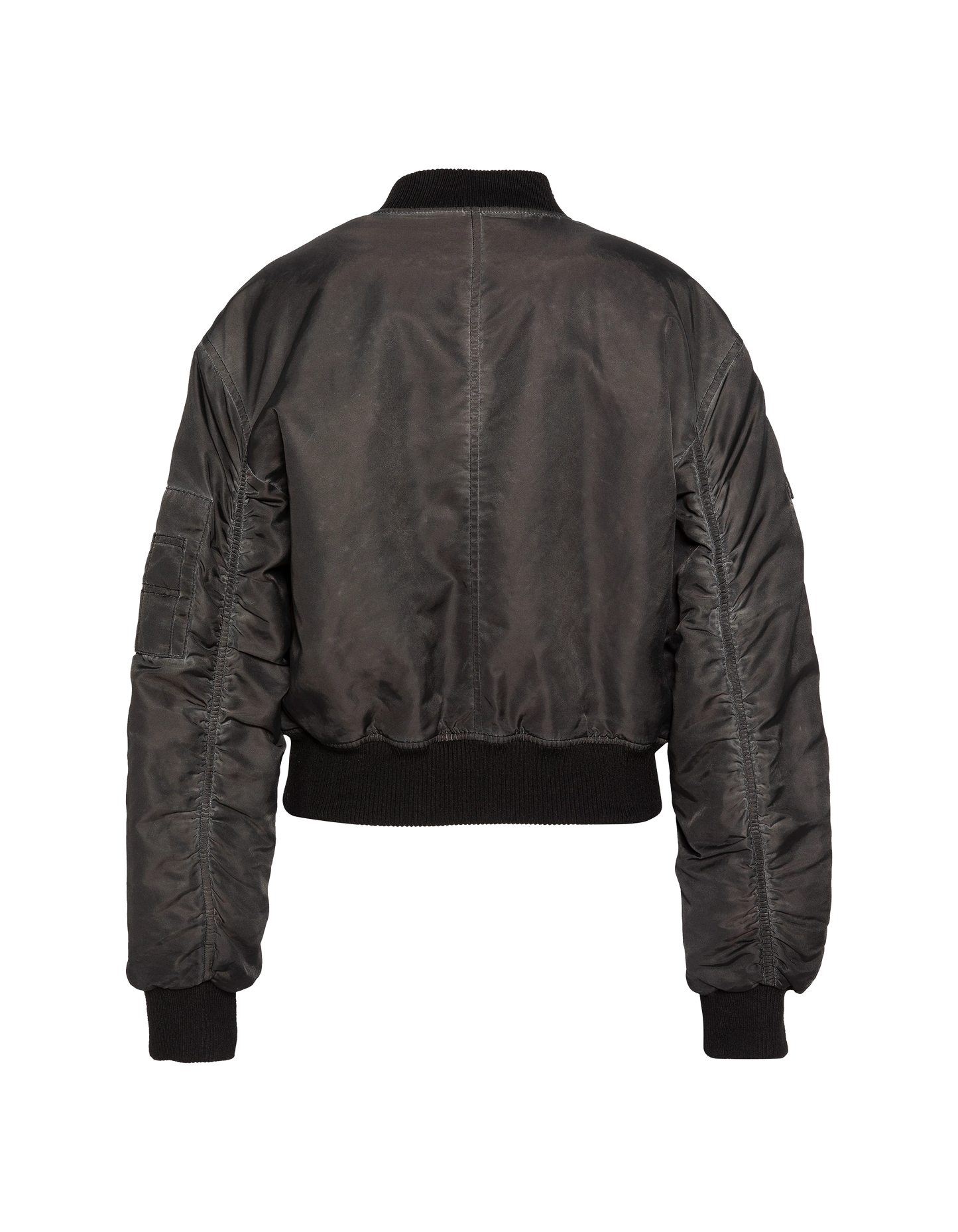 Bomber lavé oversize noir