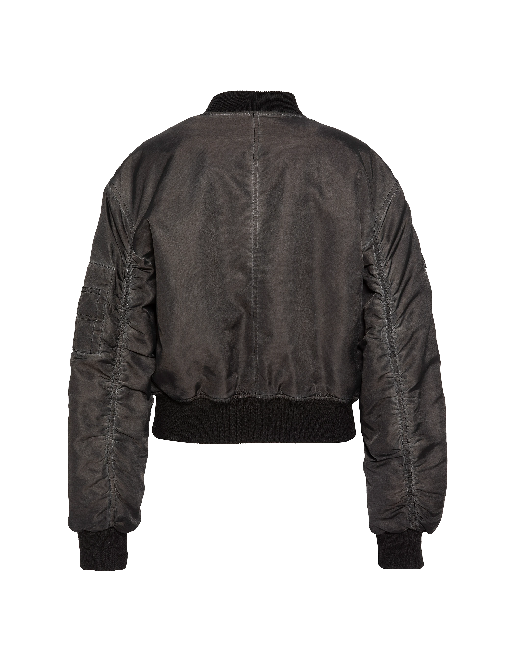 Bomber lavé oversize noir-2