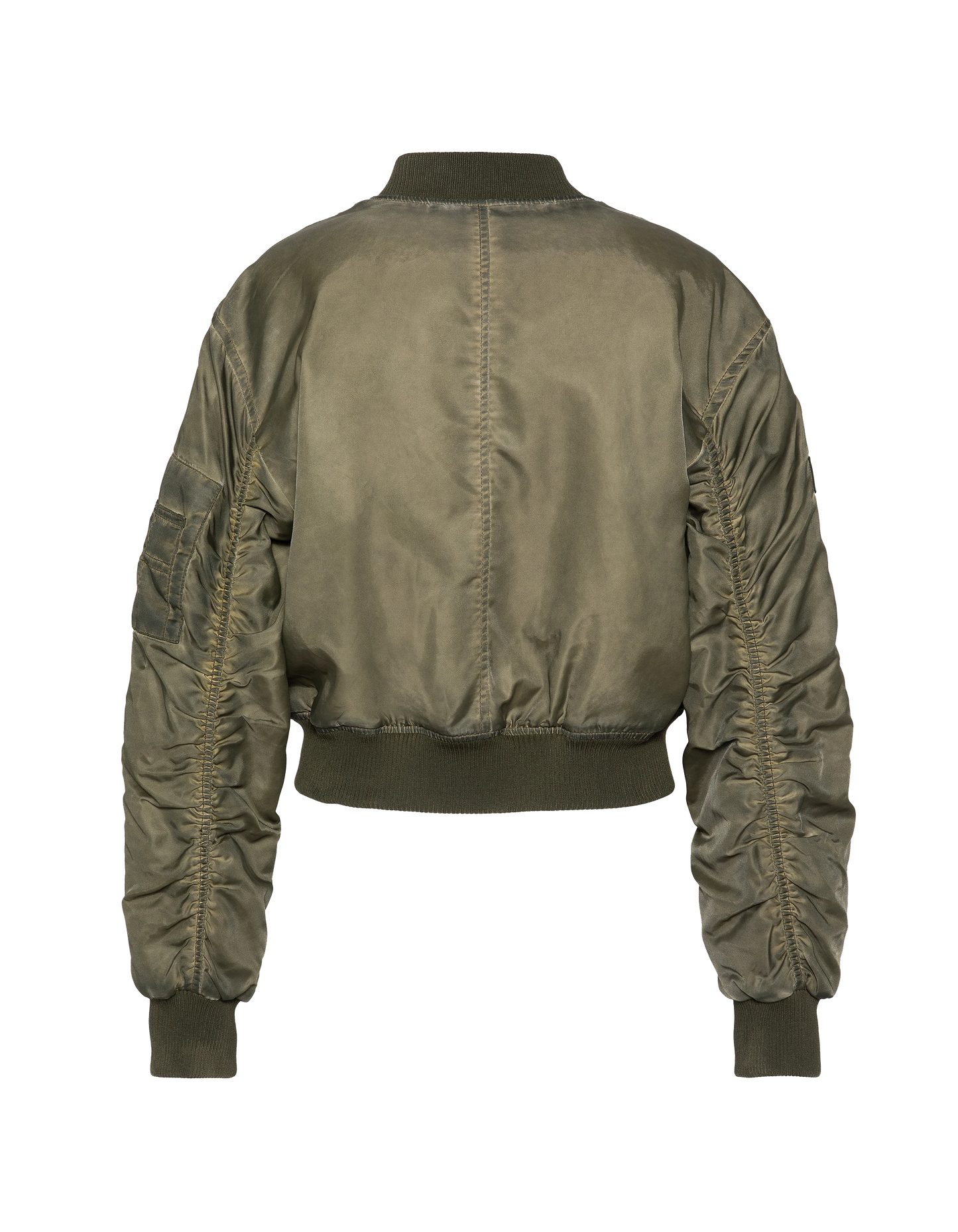 Bomber lavé oversize kaki