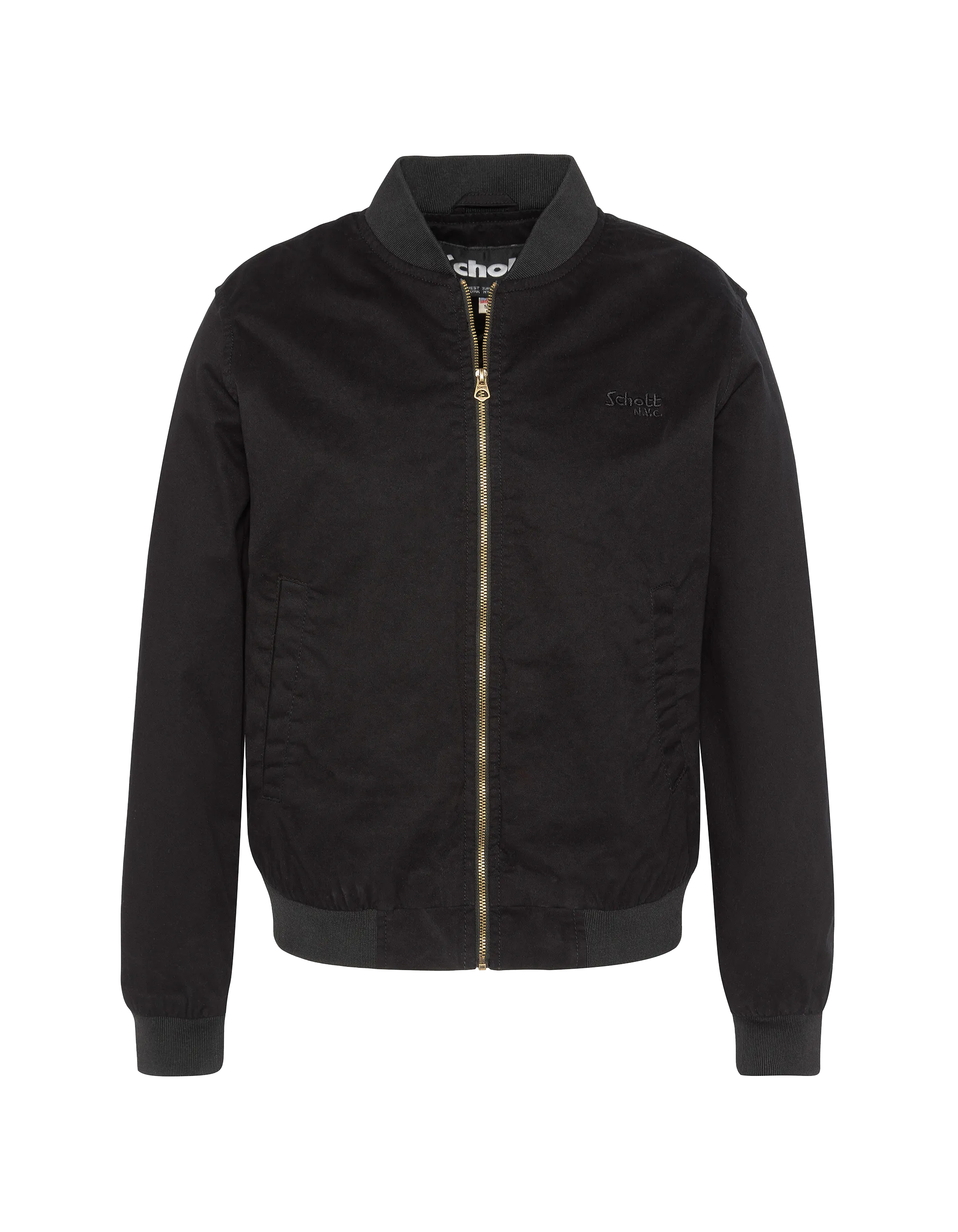 Bomber noir ultra léger-1