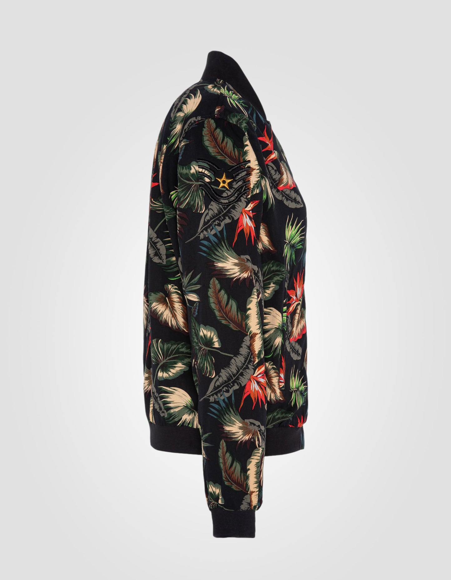 Bomber ultra léger noir tropical