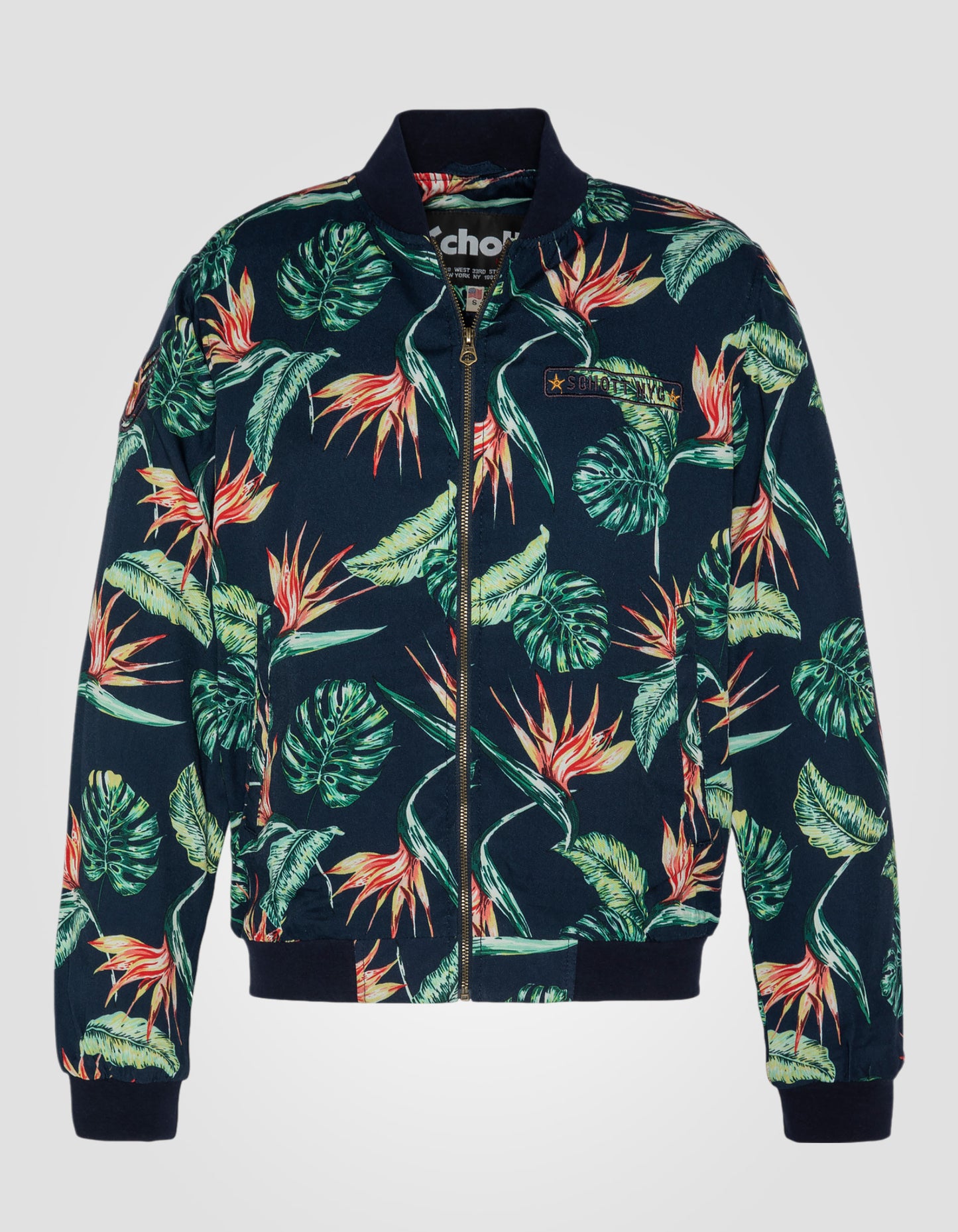 Bomber ultra léger bleu marine exotique