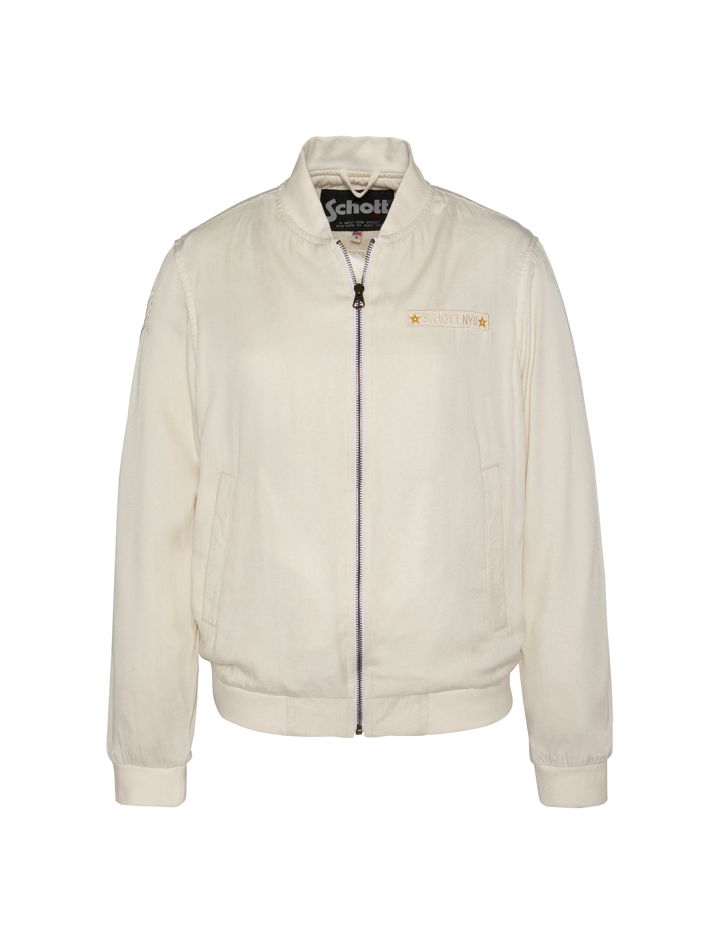 Bomber ultra léger blanc exotique
