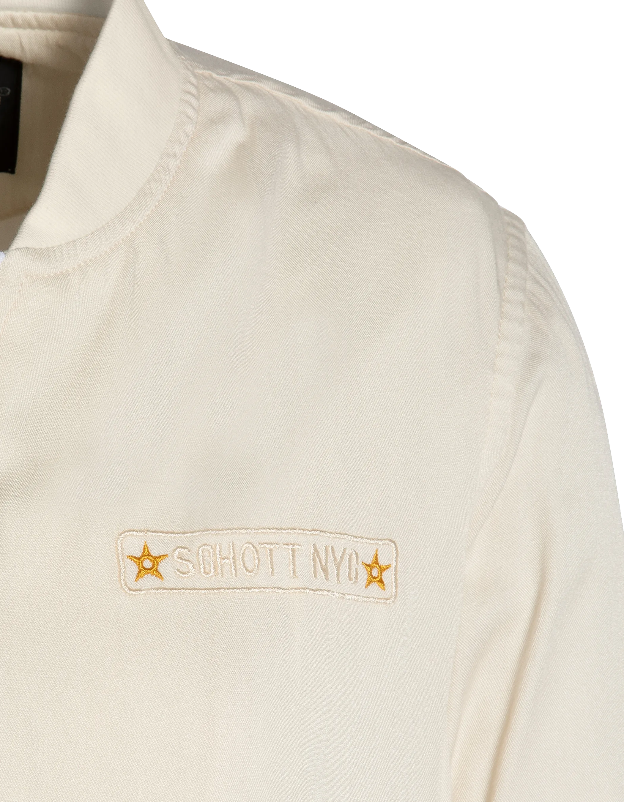 Bomber ultra léger blanc exotique-7