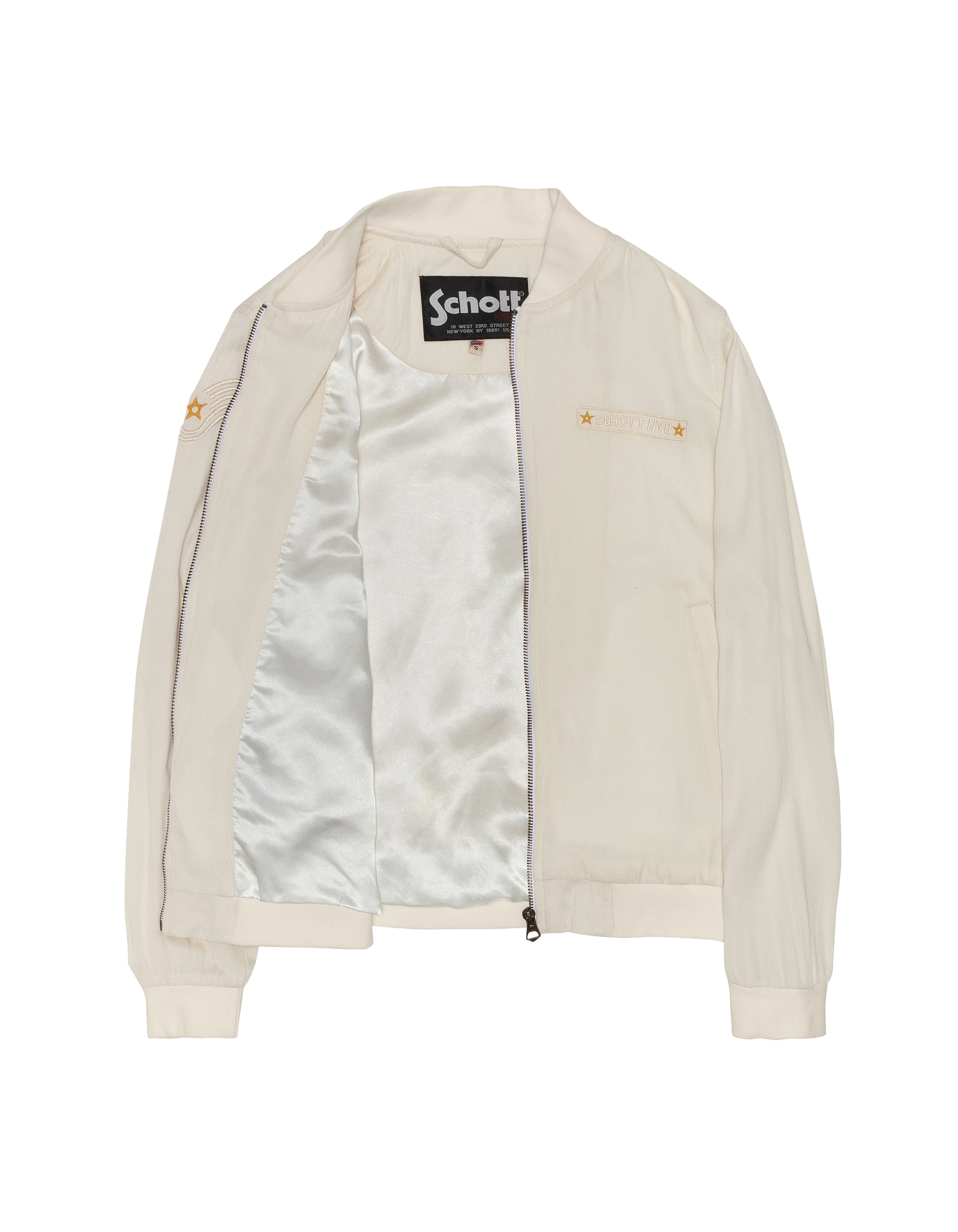 Bomber ultra léger blanc exotique