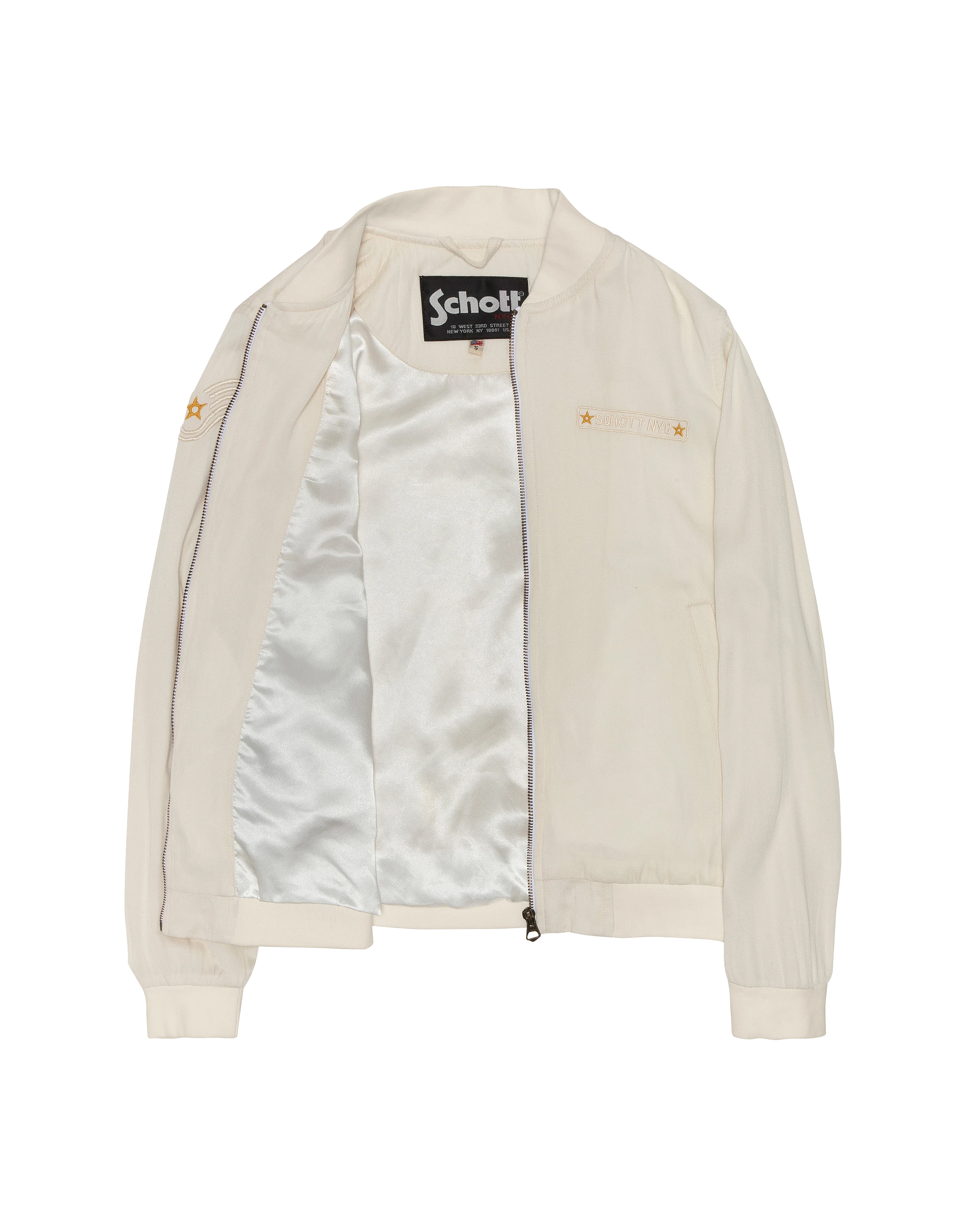 Bomber ultra léger blanc exotique-8