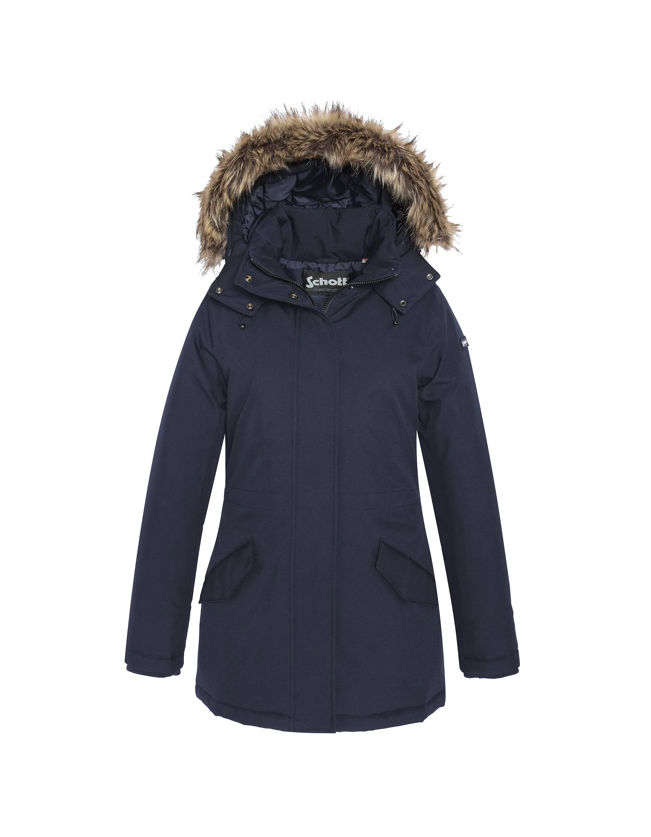 Marine Blue Parka-2