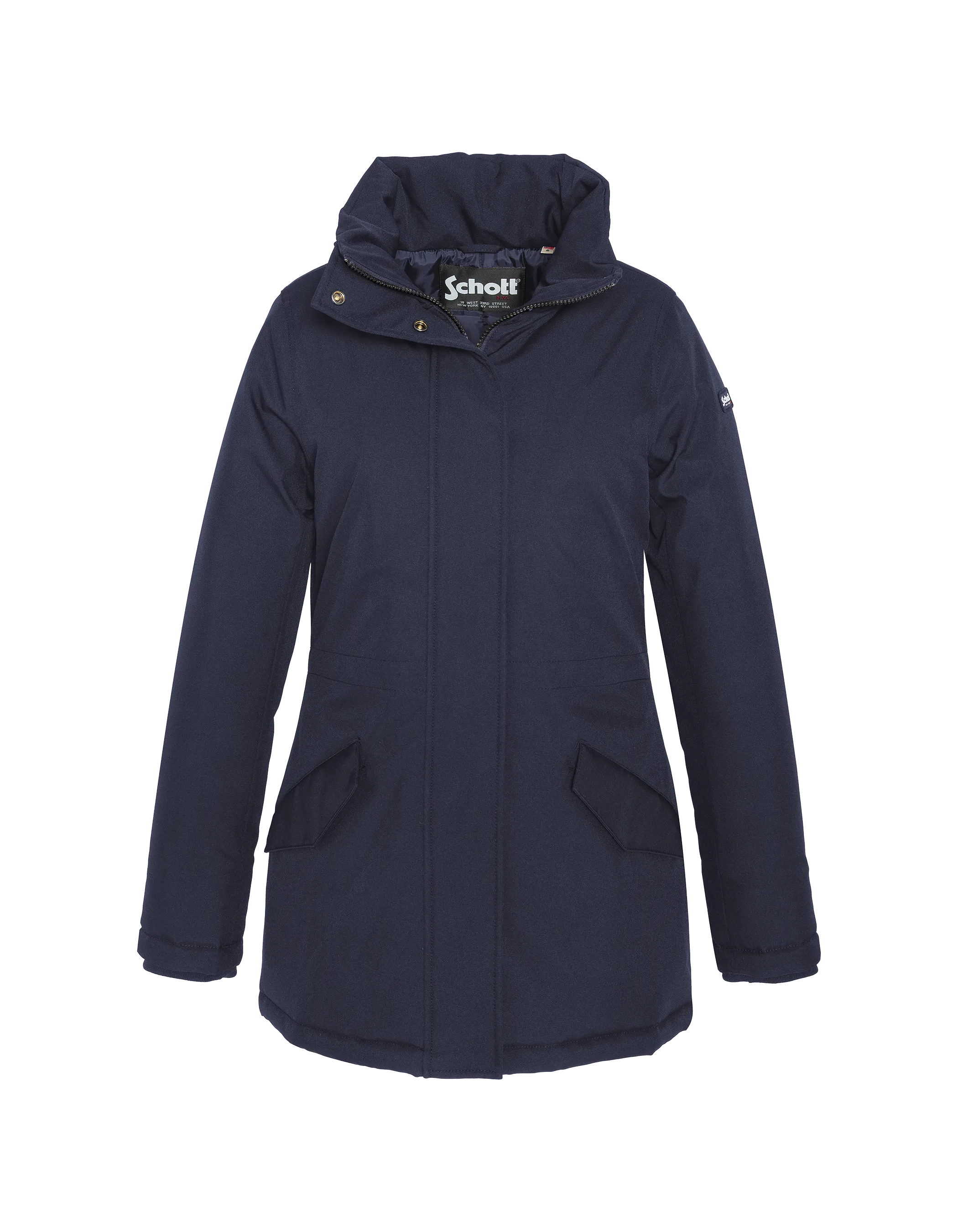 Marine Blue Parka-6