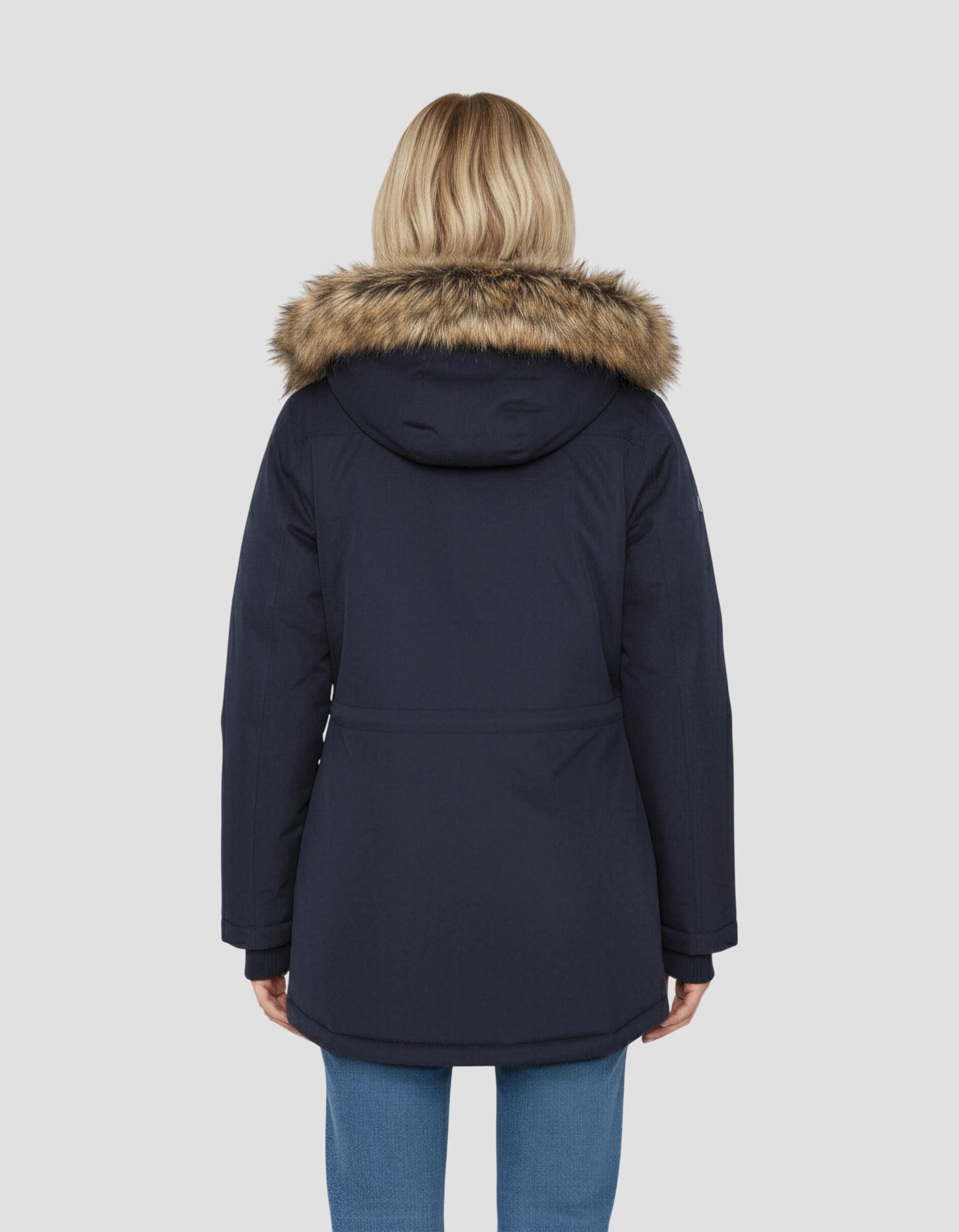 Marine Blue Parka-4