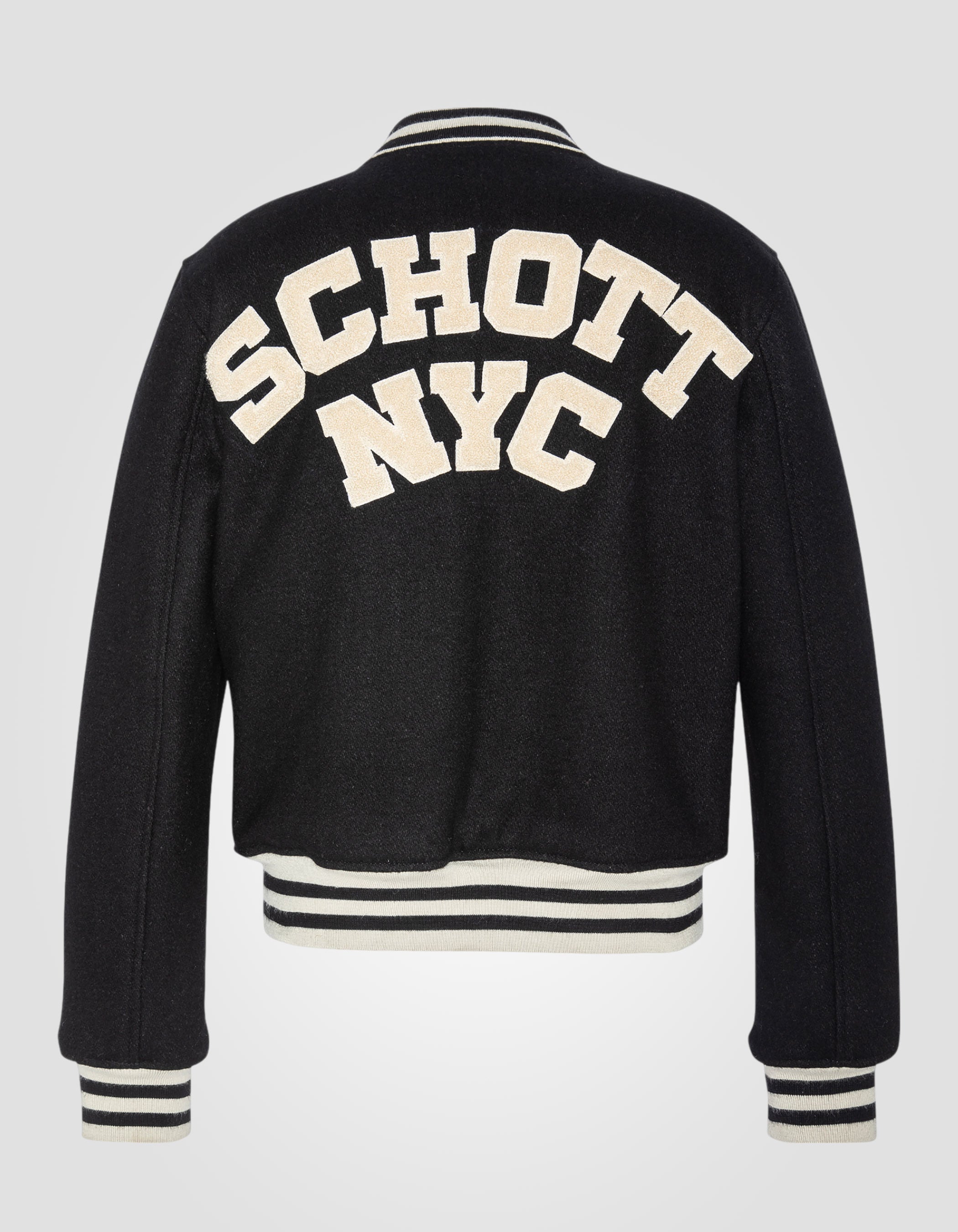 Giacca di lana nera-7