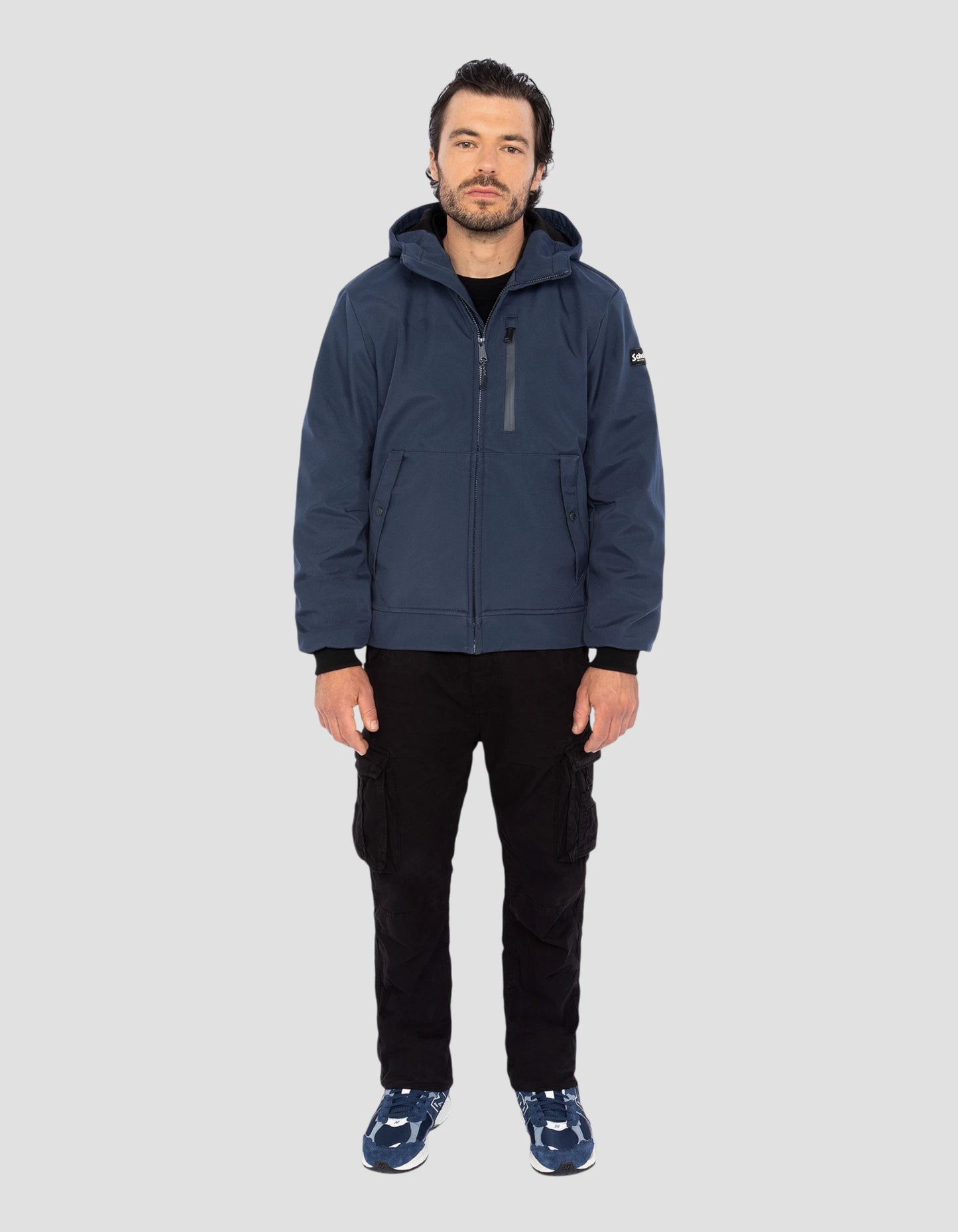 SoftShell Speeding Softshell Navy Parka