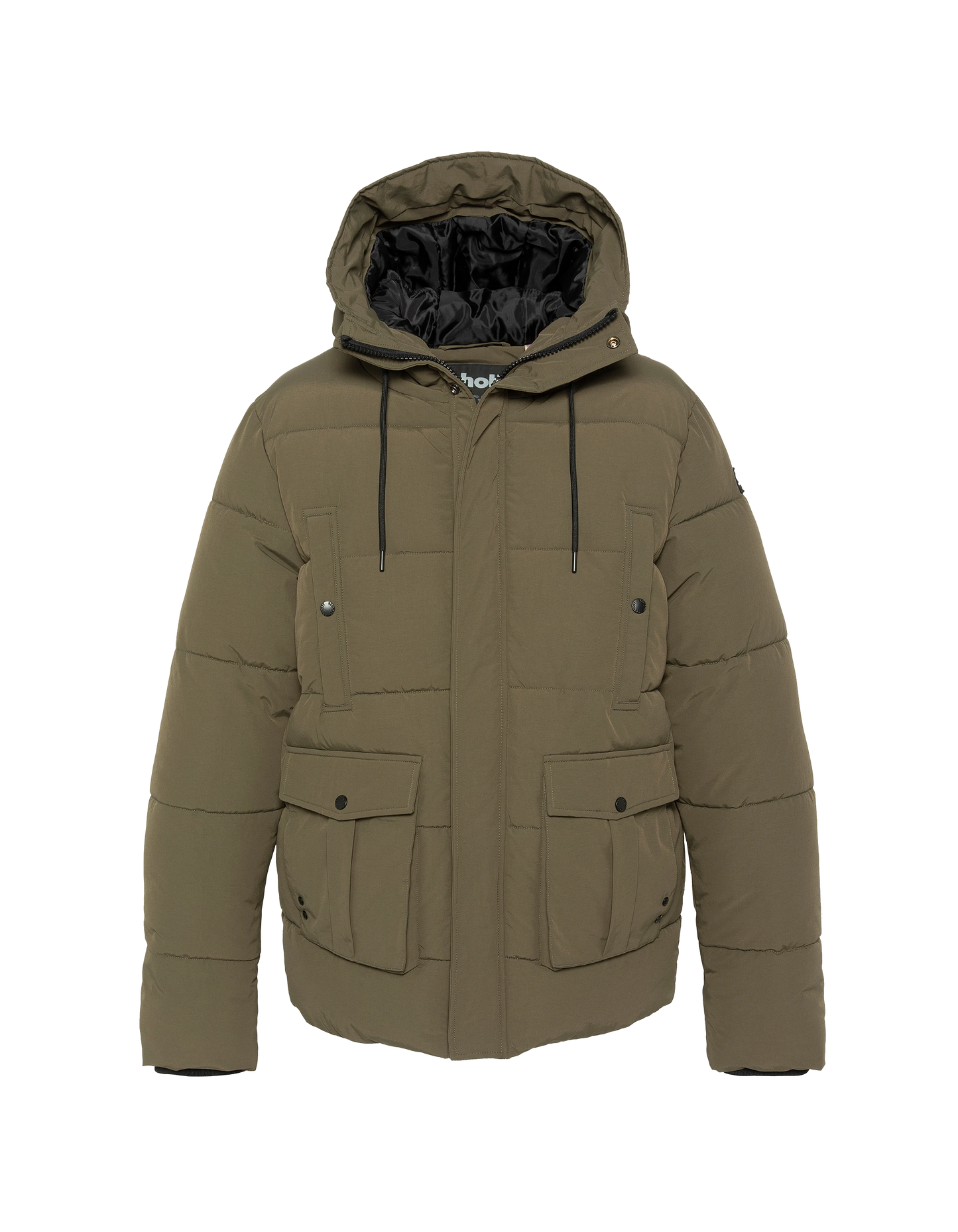 Kapuzenkhaki Parka