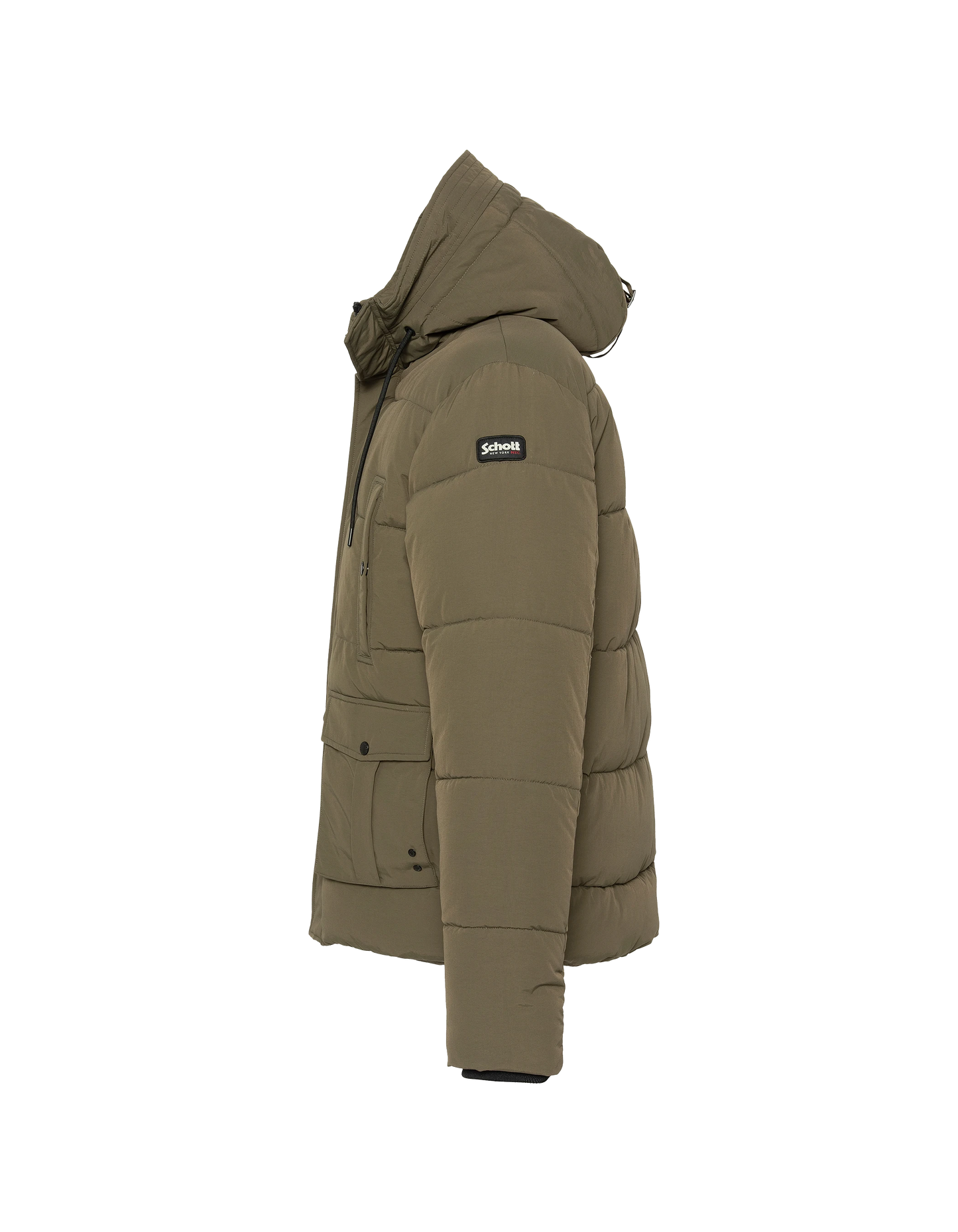 Kapuzenkhaki Parka