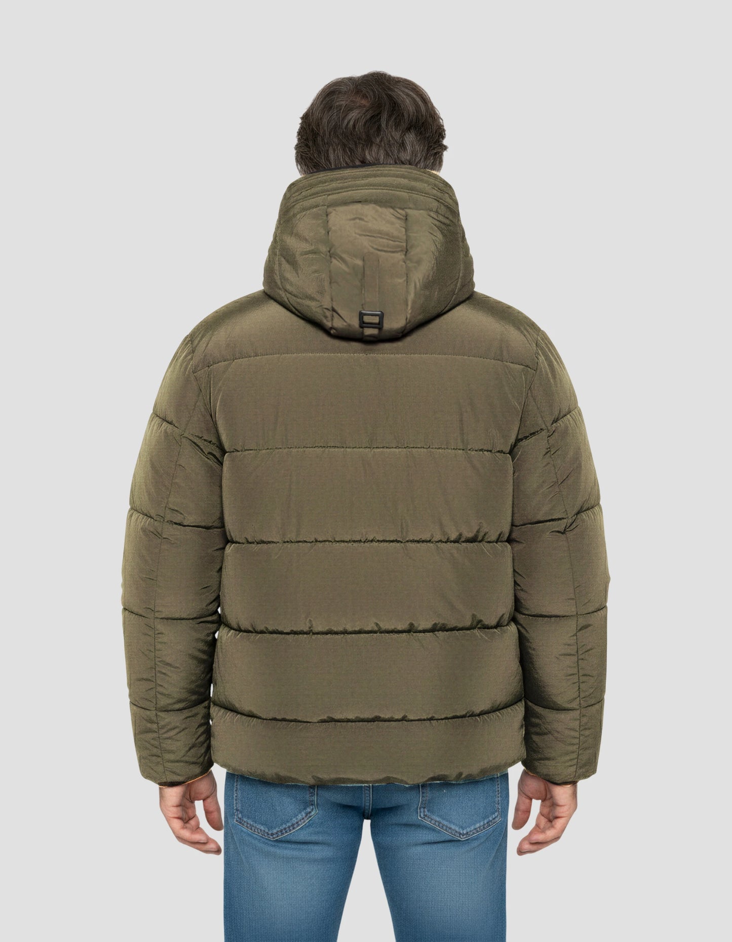 Kapuzenkhaki Parka