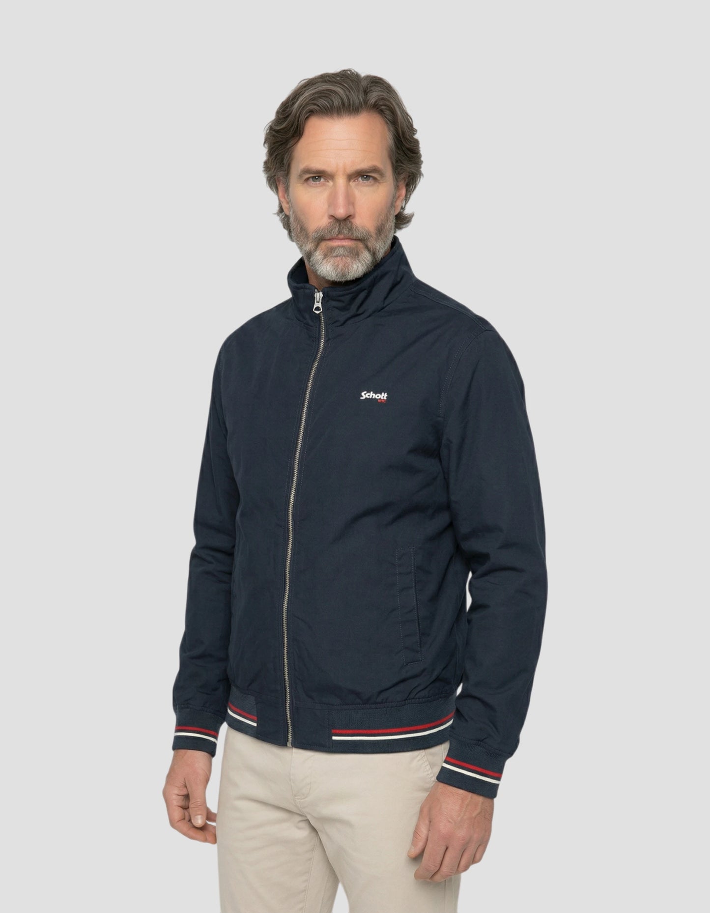 激レア田中シェン着Schott NYC flight jacket L Navy Navy stardust jacket - KEN25 | Schott NYC®