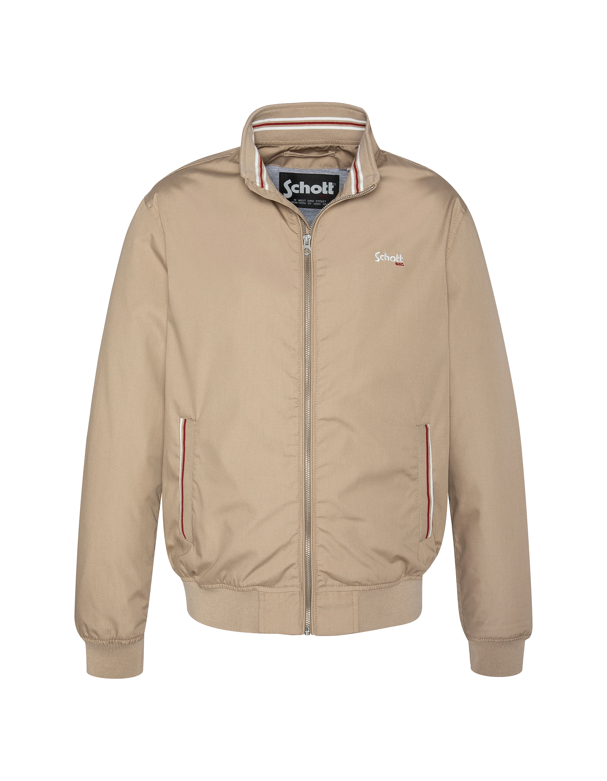 Blouson casual beige clair-2