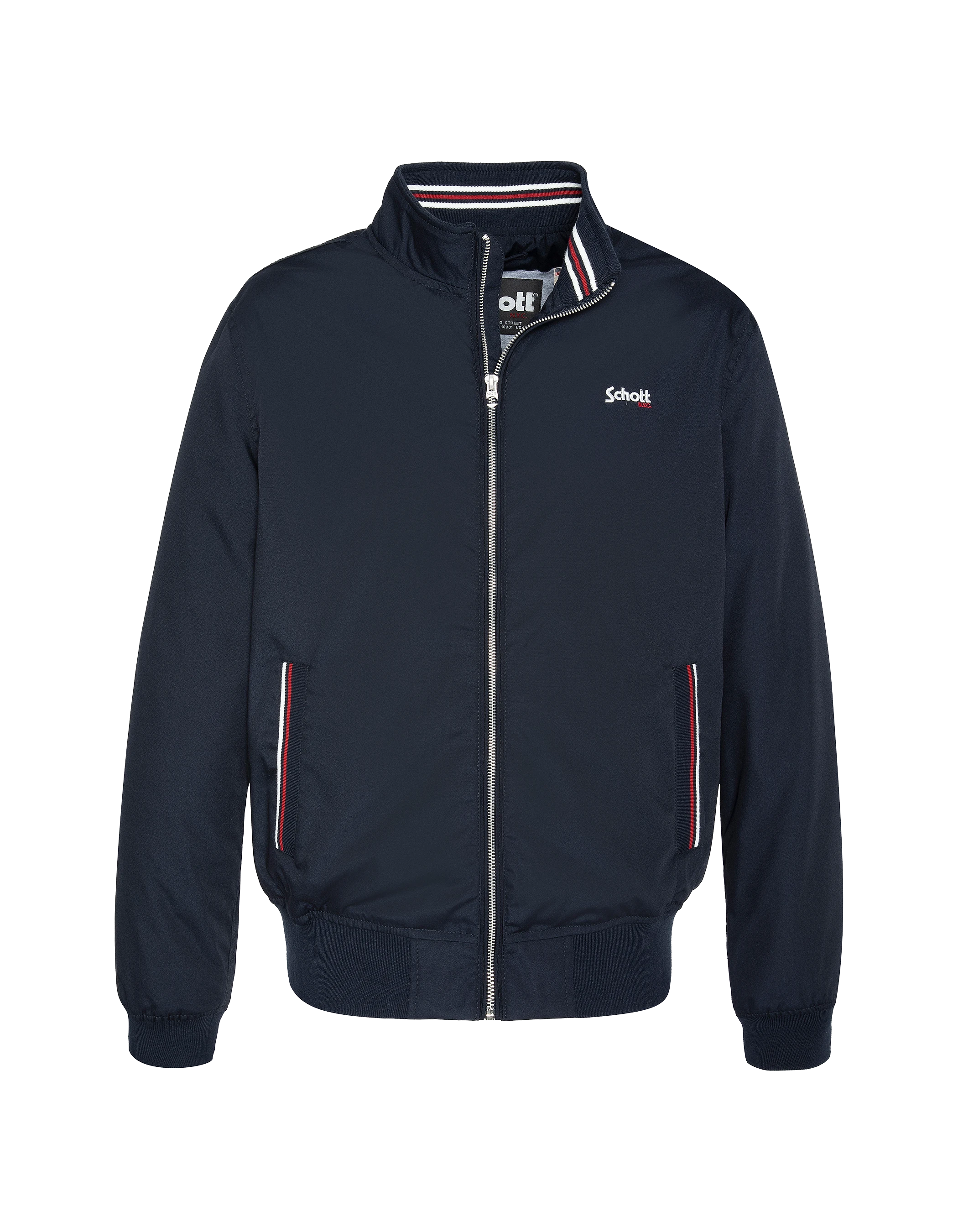 Dunkelblaue Freizeitjacke-3