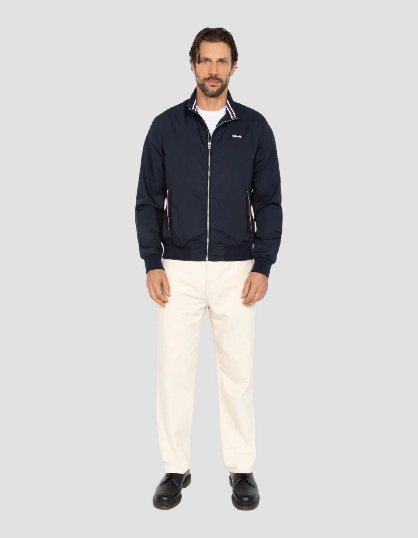 Chaqueta casual azul marino