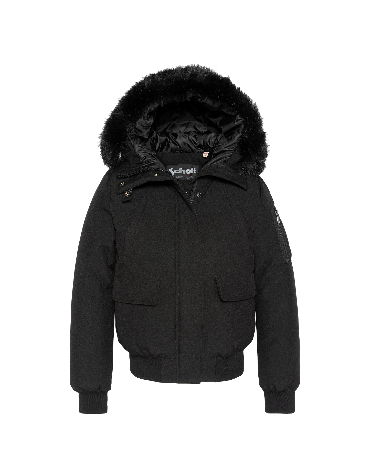 Giacca nera di snorkeling incappucciata